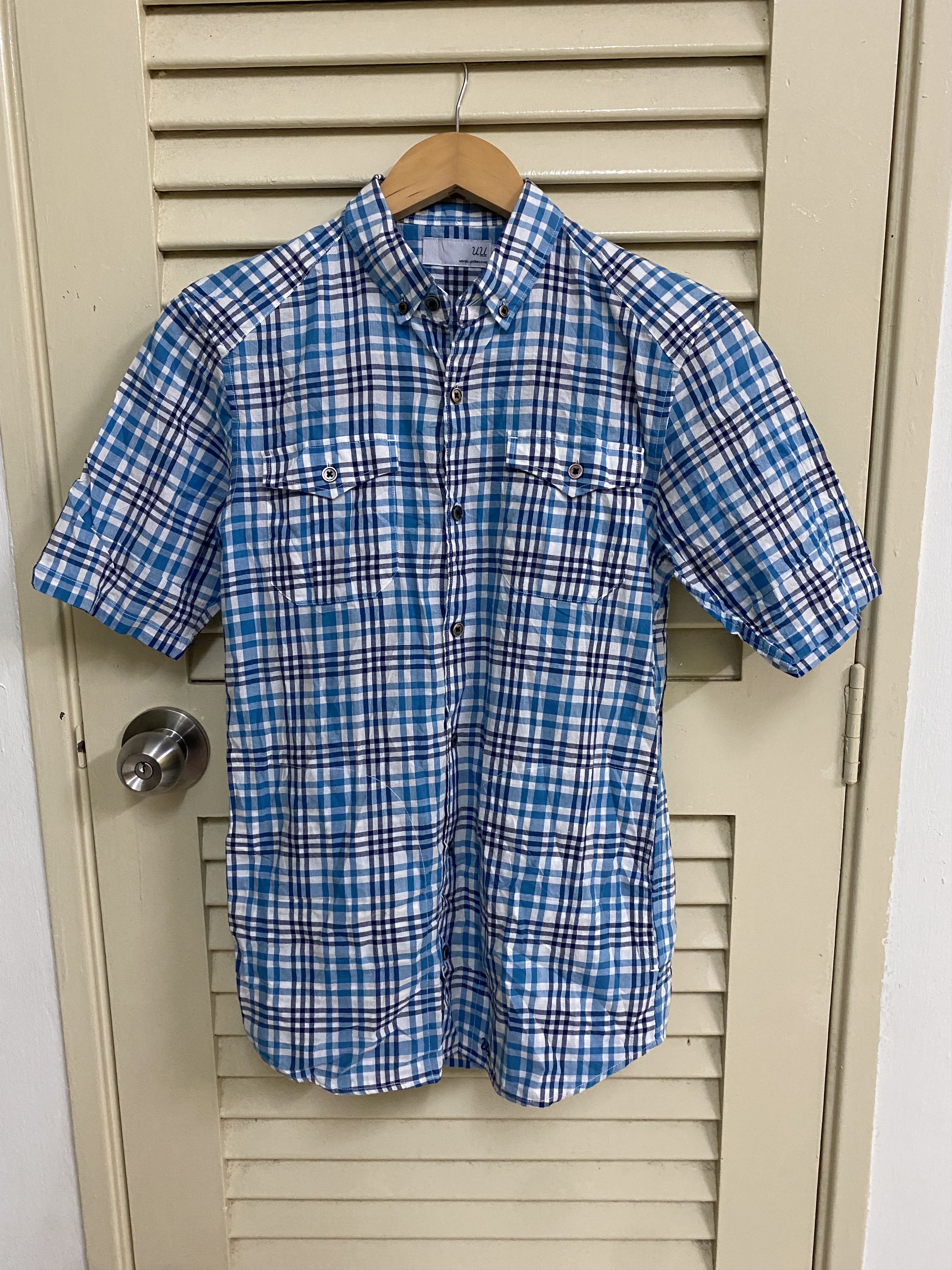 Undercover × Uniqlo UU Undercover x Uniqlo Double Pocket Plaid Shirt Size US S / EU 44-46 / 1 - 1 Thumbnail
