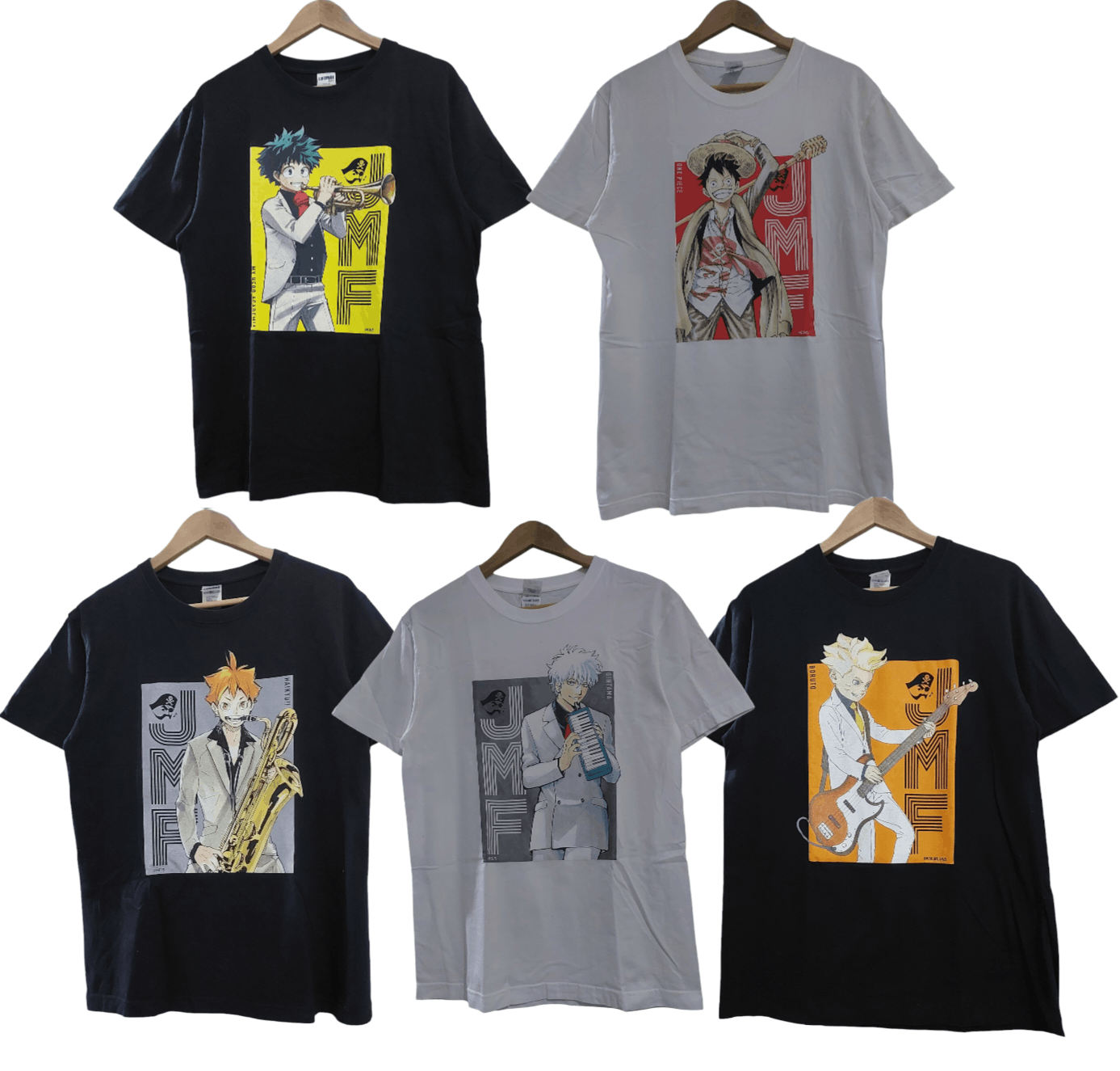 Anime × Cartoon Network × Japanese Brand BUNDLE OF 5 JUMP MUSIC FESTA 2018 ANIME EVENT T SHIRT Size US L / EU 52-54 / 3 - 1 Thumbnail