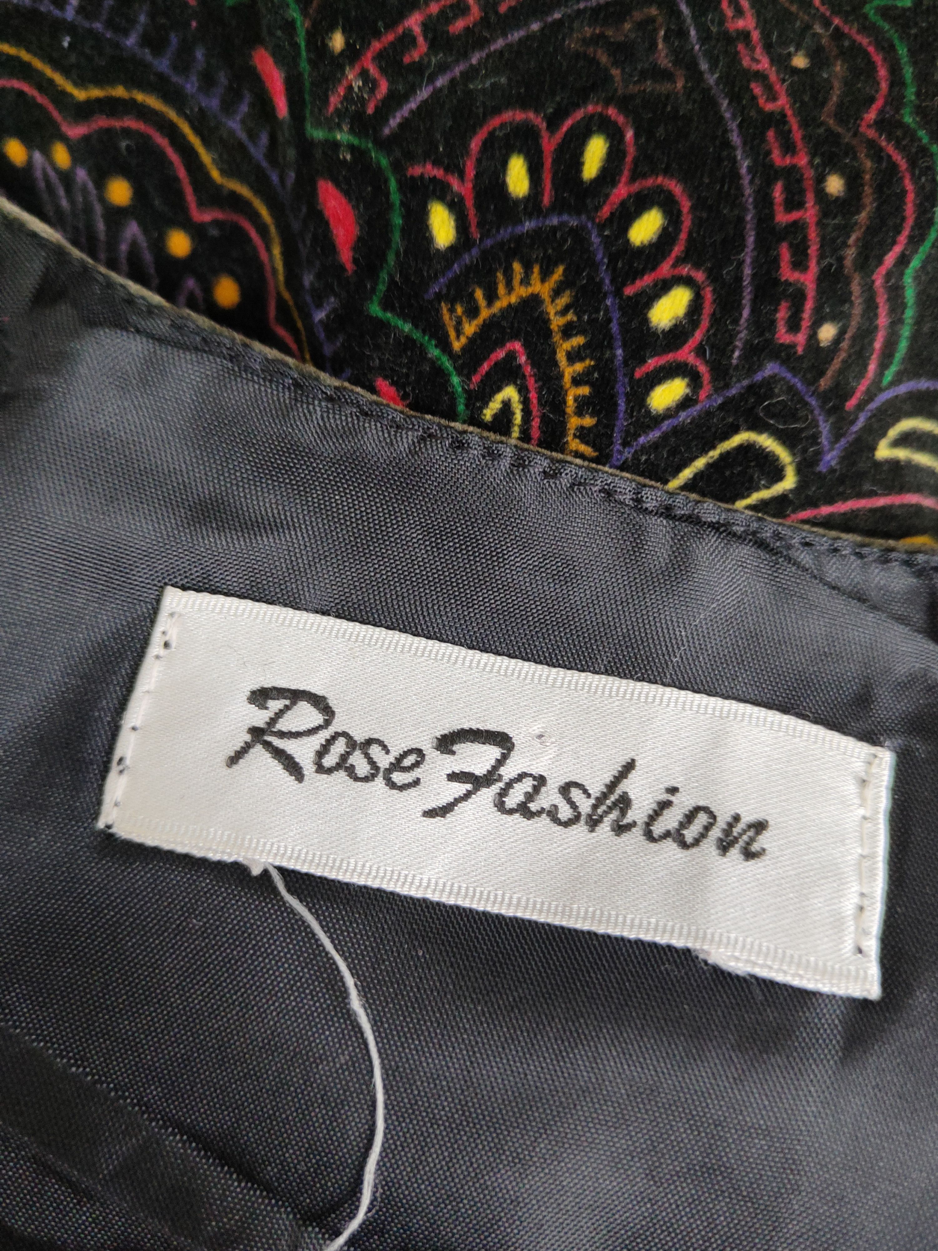 Japanese Brand × Vintage Vintage Art Rose Fashion Black Peacock Vests Size S / US 4 / IT 40 - 12 Thumbnail