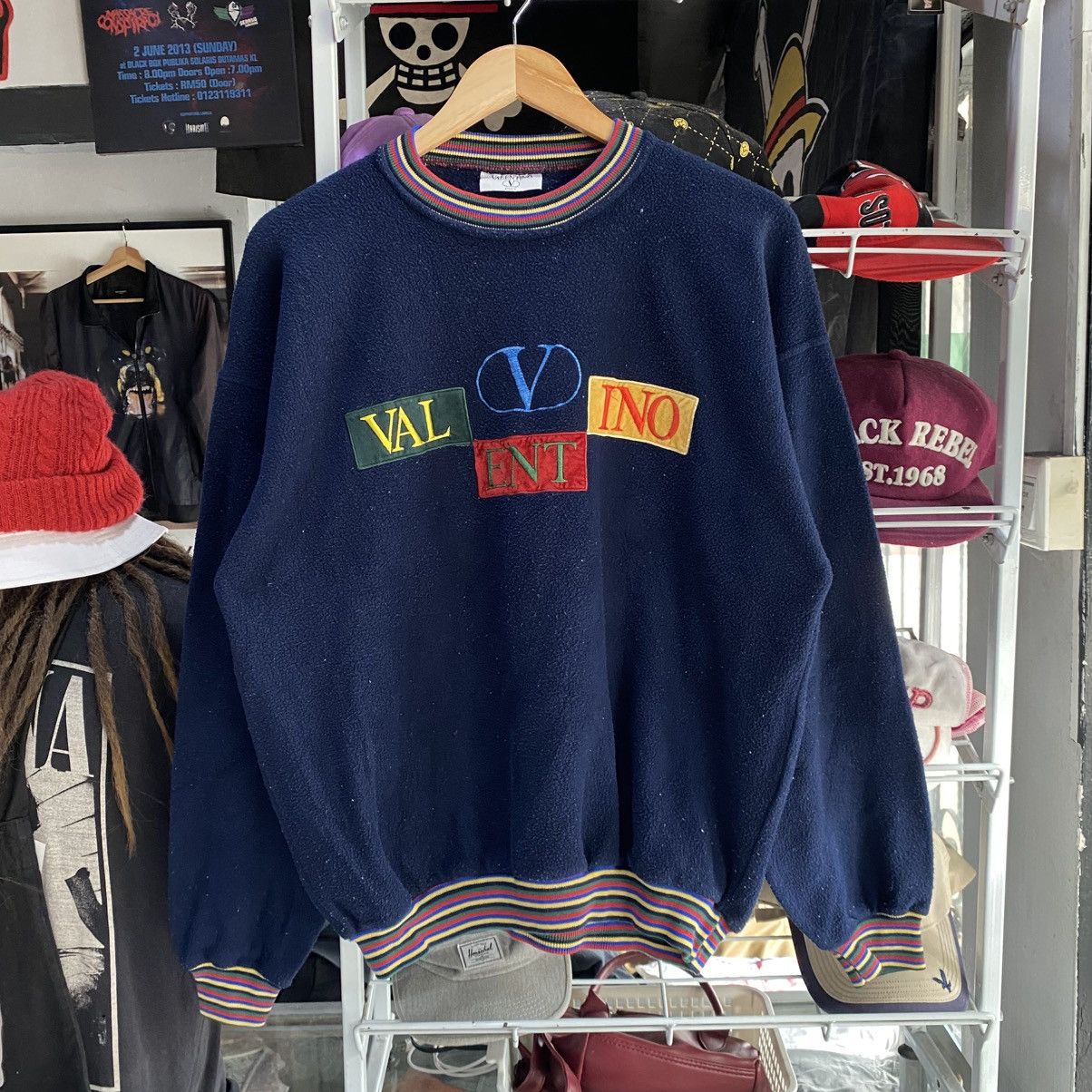 Vintage Valentino Studio Fleece Sweatshirt Crewneck