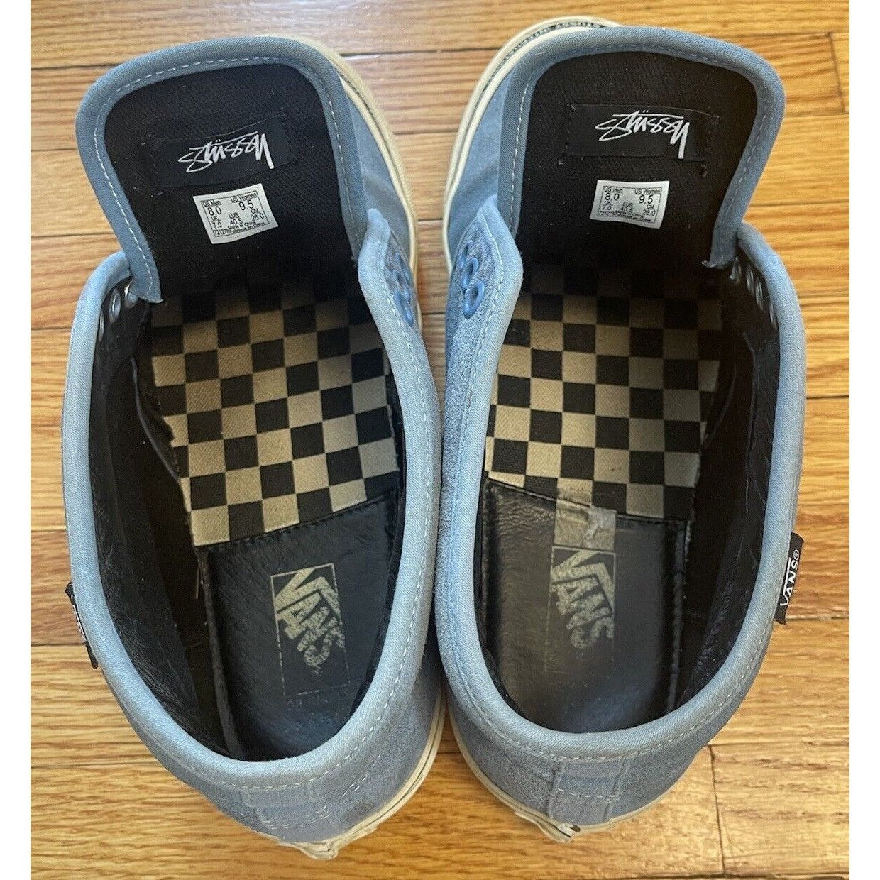 Stussy Mens Size 8 (W9.5) Stussy x Vans Chukka LX Skate Shoes Washe Size US 8 / EU 41 - 5 Thumbnail