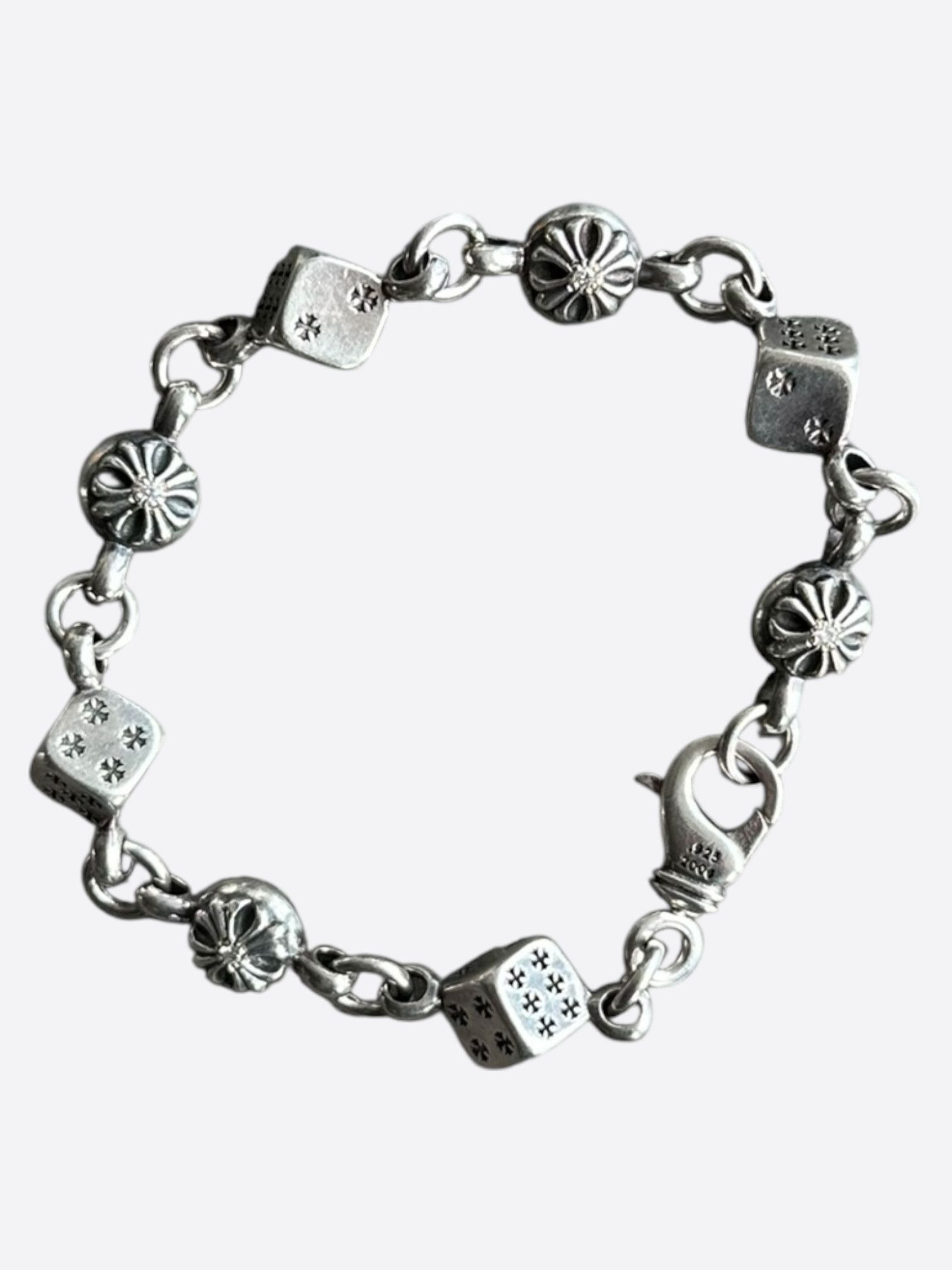 アクセサリー Chrome Hearts Dice & Crossball Bracelet DICE AND CROSSBALL BRACELET - Chrome World JP