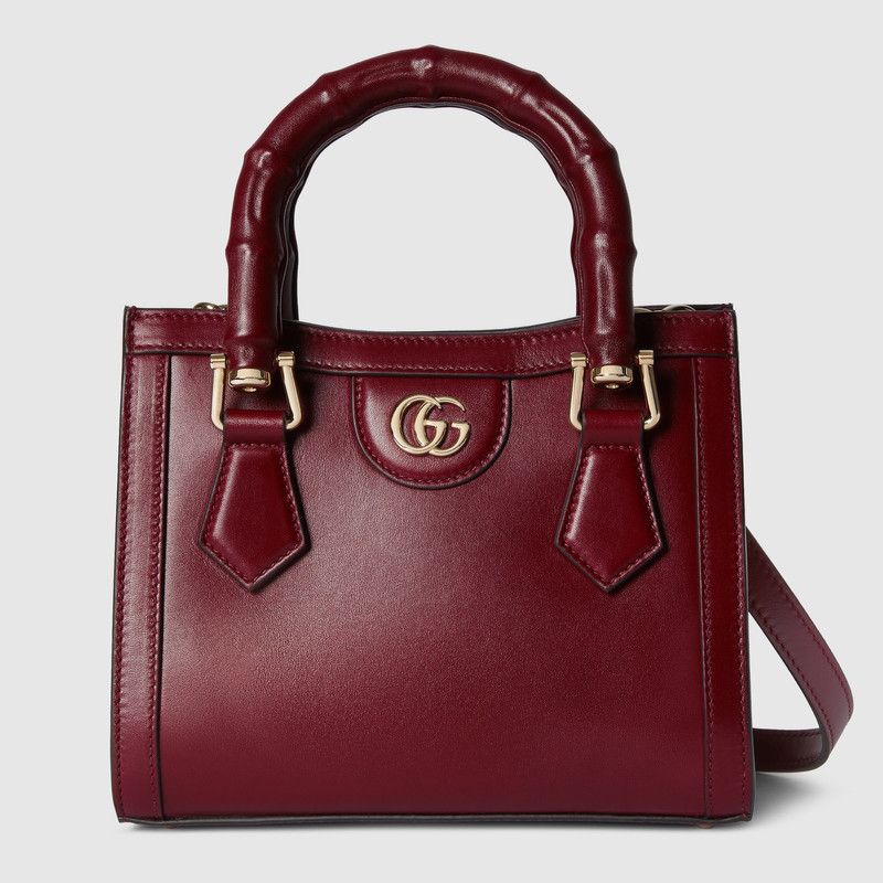 Gucci o1la5ras0526 Size: OS / Gucci Diana Small Tote Bag Burgundy Size ONE SIZE - 1 Thumbnail