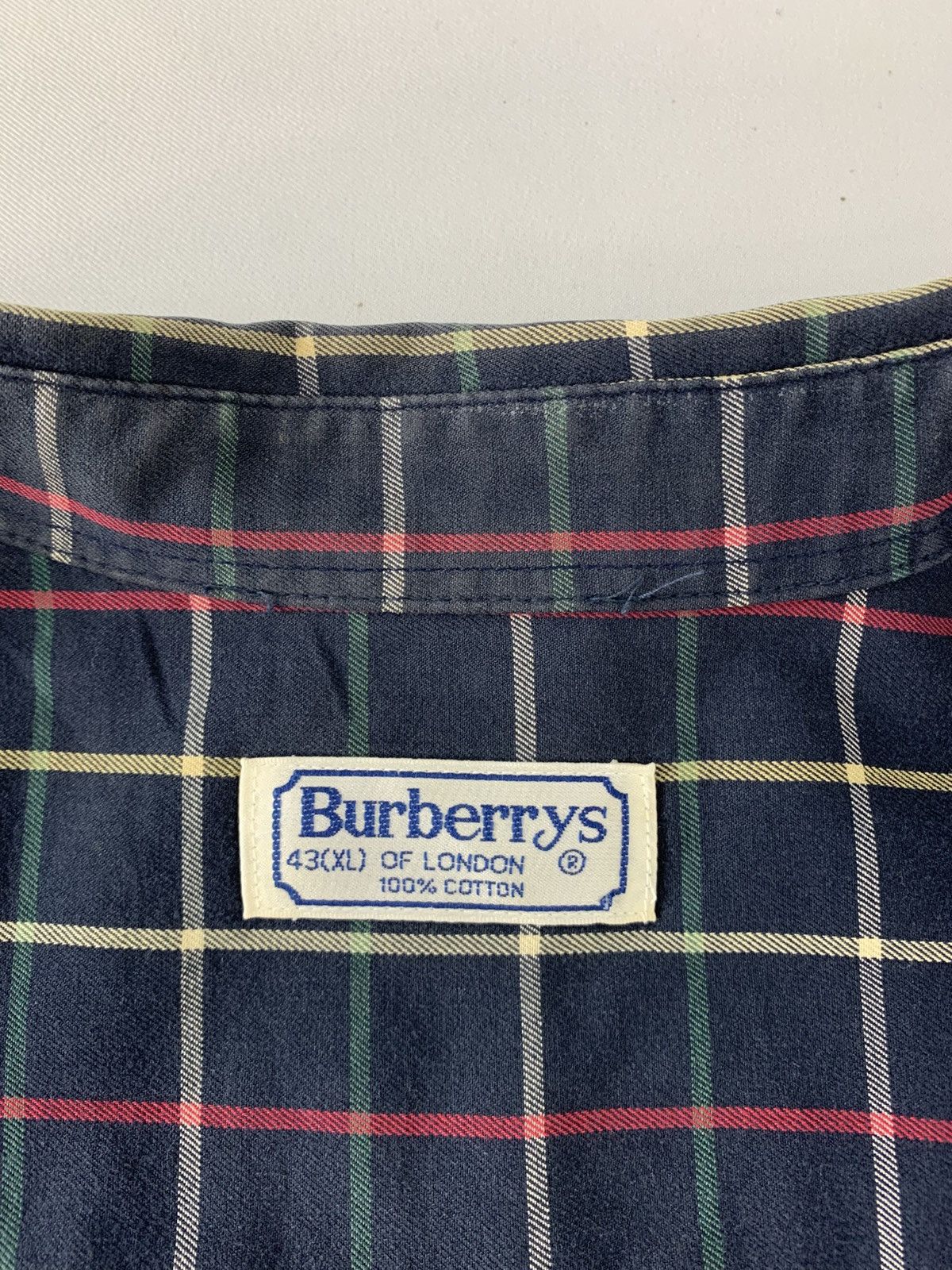 Burberry 90s Burberrys Of London Checked Button Up Shirt Size US XL / EU 56 / 4 - 6 Thumbnail