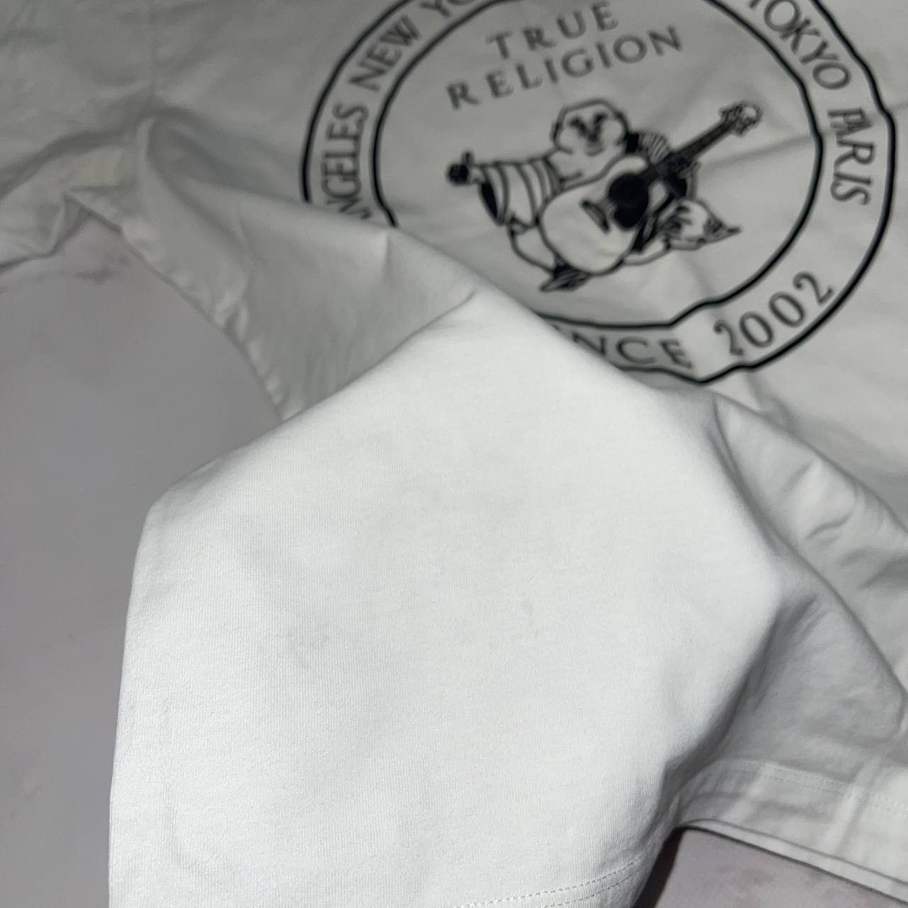 True Religion TRUE RELIGION SS STAMP BUDDHA Y2K TEES Sz L White Size US L / EU 52-54 / 3 - 18 Thumbnail