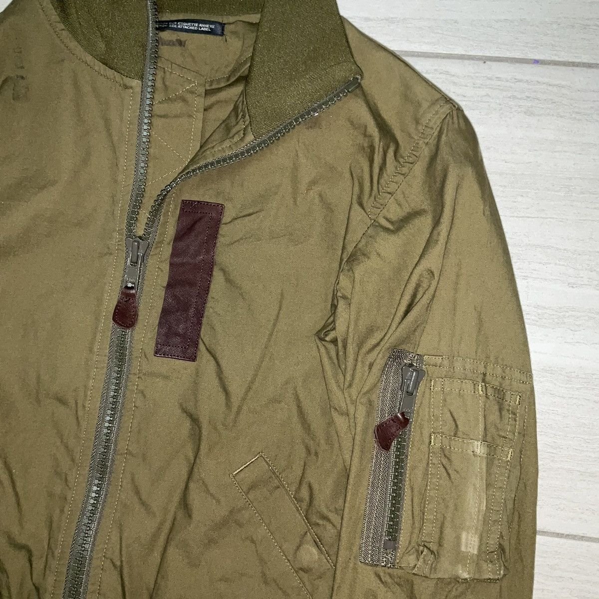 Yohji Yamamoto YOHJI Yamamoto Regulation Cotton Bomber Size S / US 4 / IT 40 - 2 Thumbnail