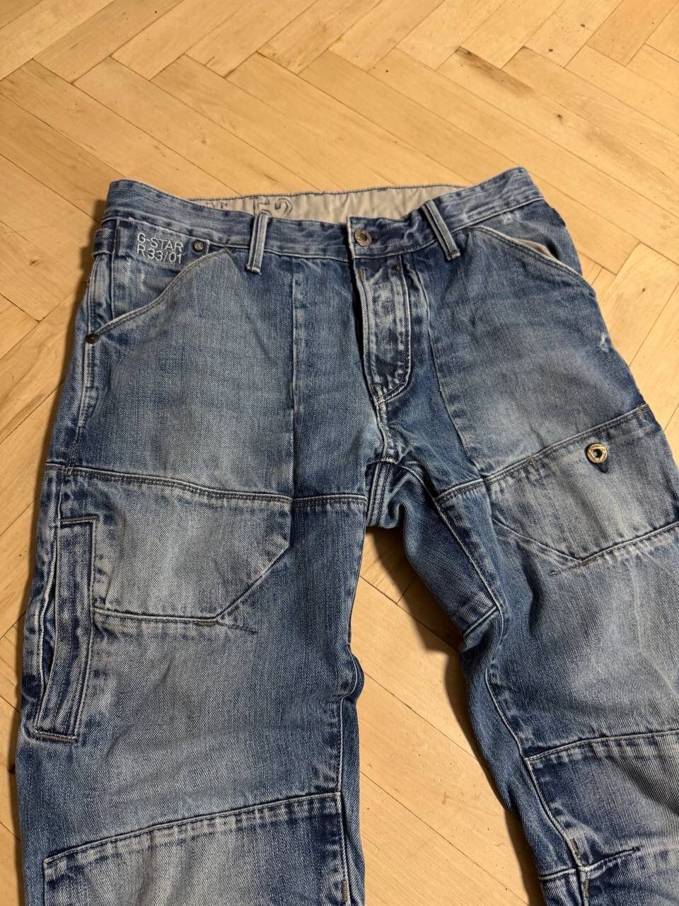 G-Star Vintage G-star Denim Cargo Y2K Avant Garde Jeans Size US 32 / EU 48 - 3 Thumbnail