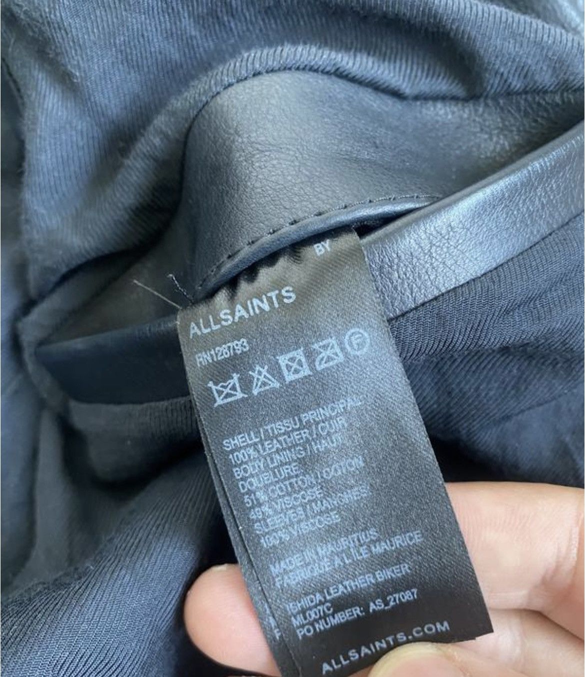 Allsaints All saints Allsaints leather moto biker jacket multizip Size US L / EU 52-54 / 3 - 5 Thumbnail