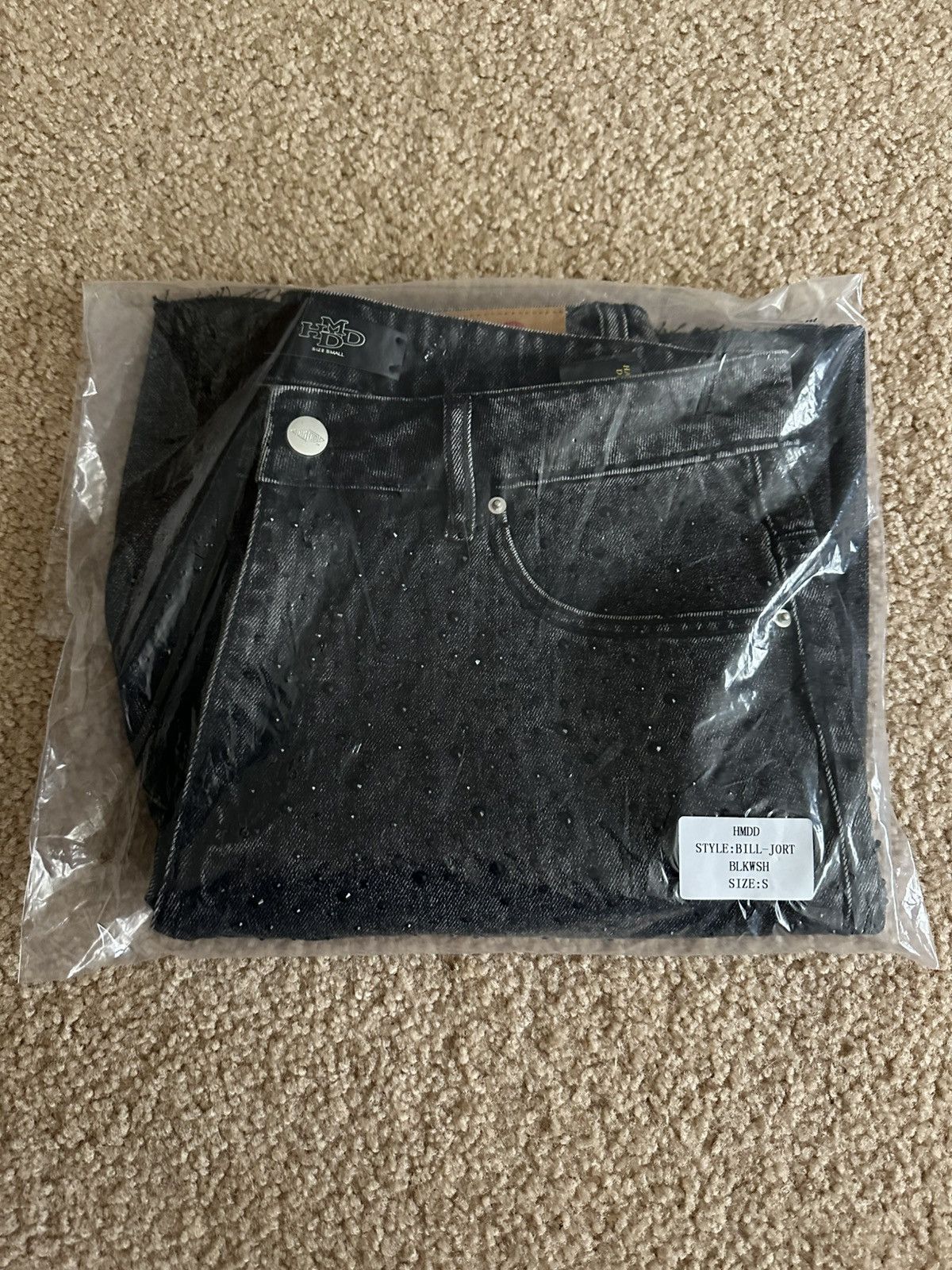 HMDD HMDD Black Crystal Billie Jean Shorts Size Small Size US 32 / EU 48 - 7 Thumbnail