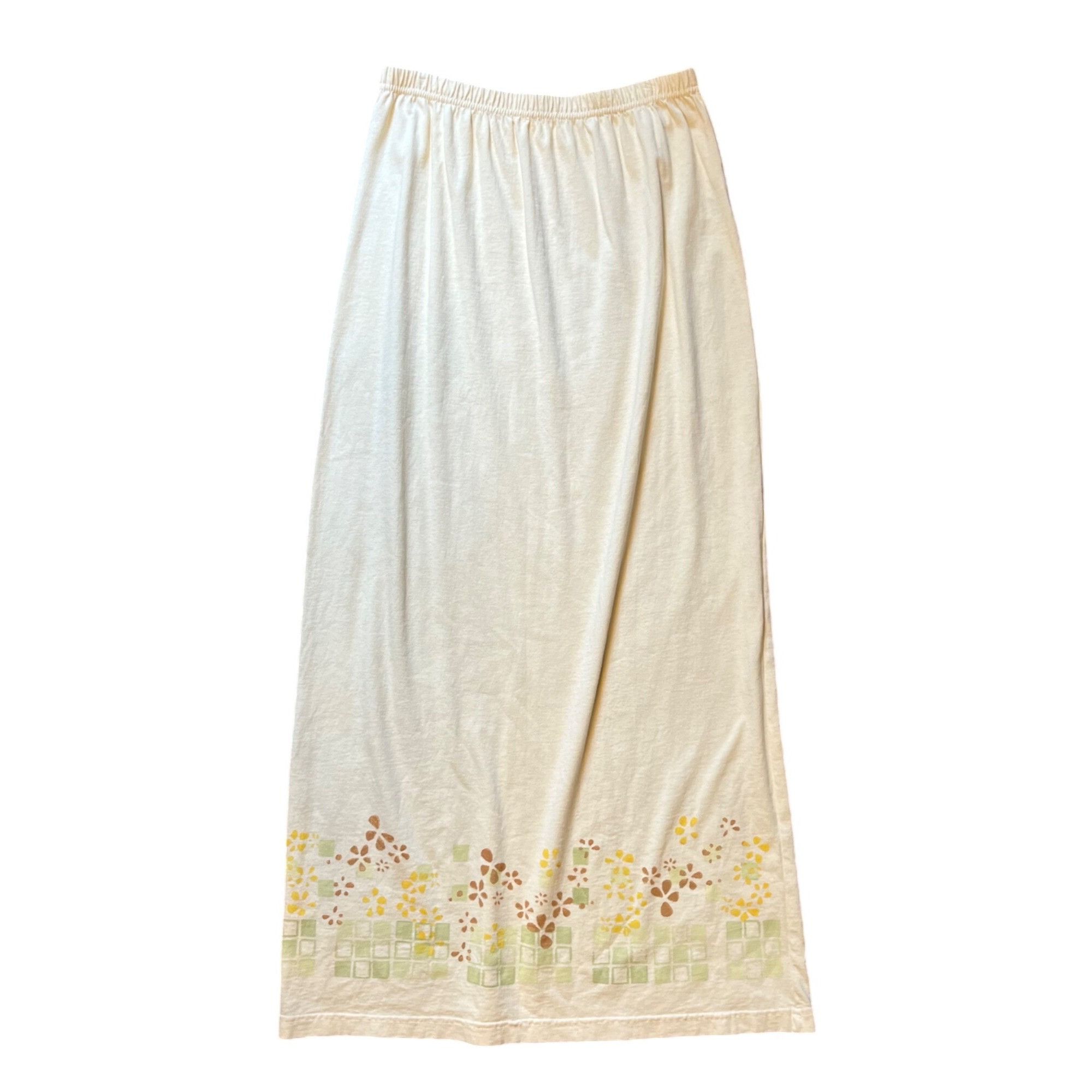 Other VTG 2000 Blue Fish Clothing 1 S M L Maxi Skirt Cream Lagenlo Size 34" / US 12 / IT 48 - 1 Thumbnail