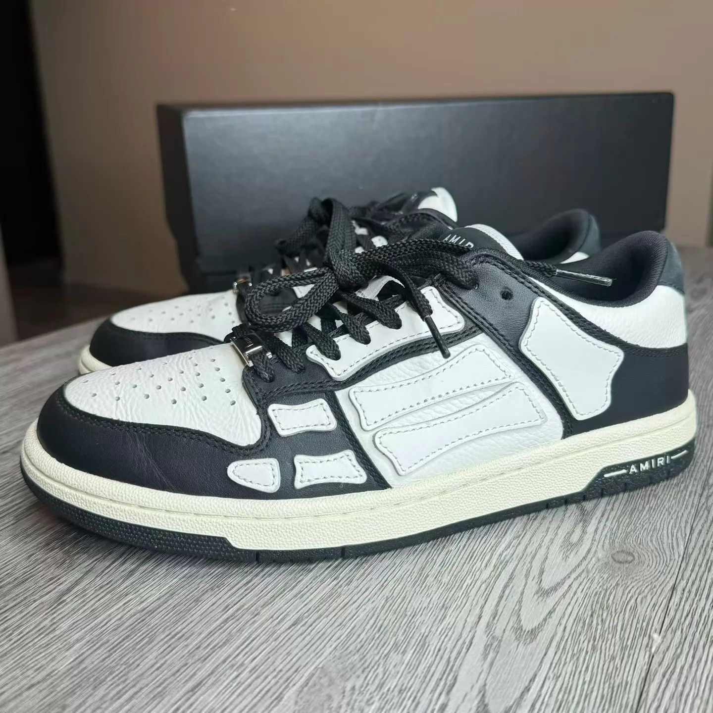 Amiri AMIRI Black White Bones 41 Size US 8 / EU 41 - 1 Thumbnail