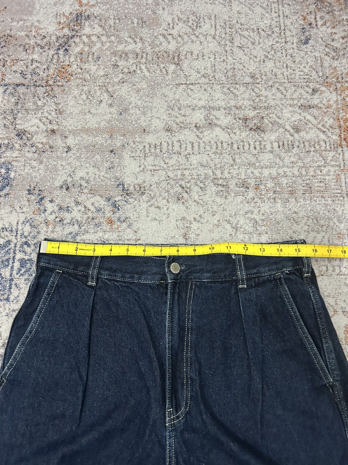 GU × Japanese Brand × Yohji Yamamoto Gu japan Wide Leg Baggy Jeans Yohji style Size US 30 / EU 46 - 13 Thumbnail