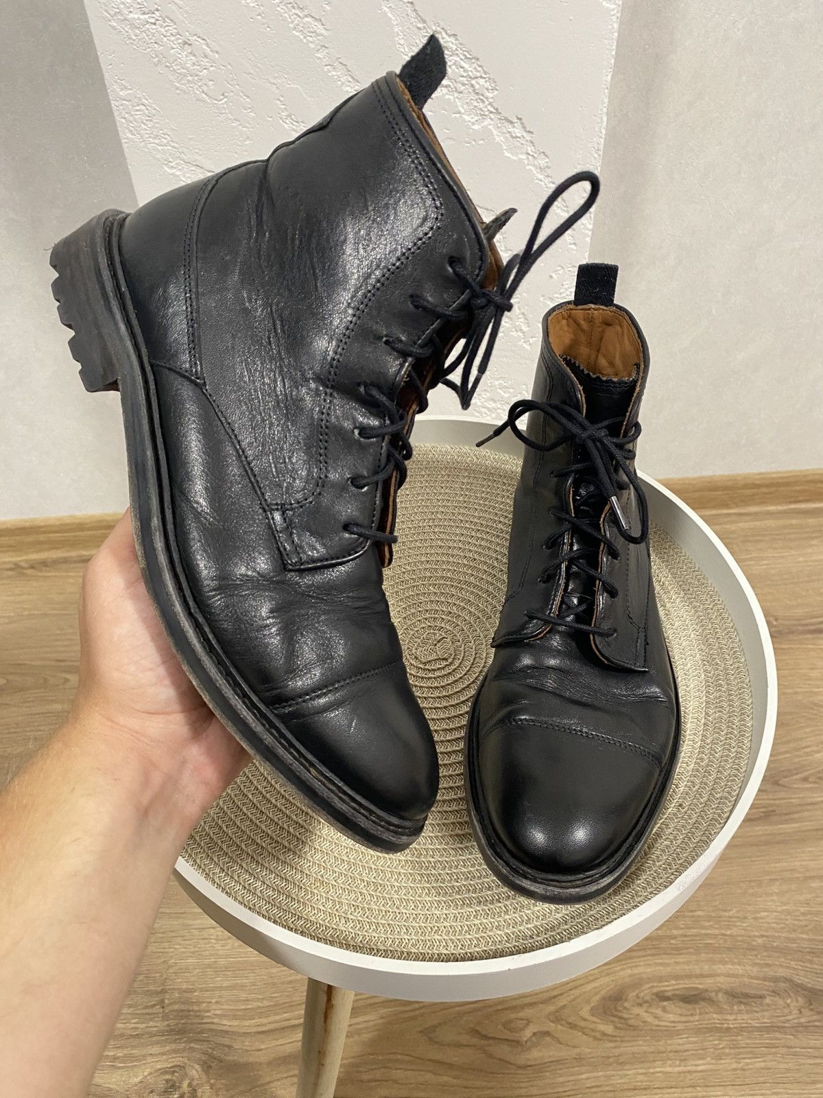 Oliver Sweeney Oliver Sweeney Chaves Calf Leather Derby Boots Size: UK7 41 Size US 8 / EU 41 - 1 Thumbnail
