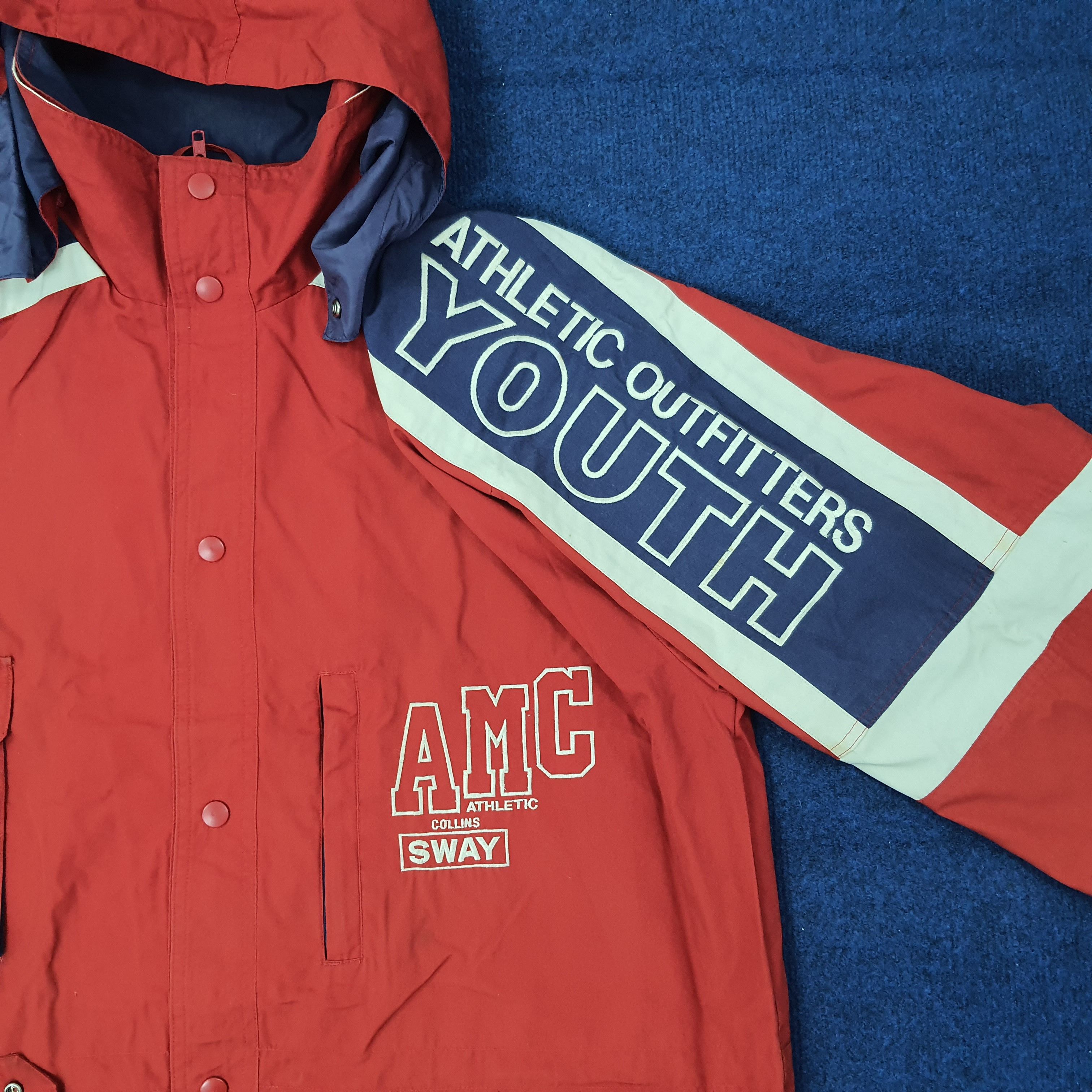 Vintage Vintage Collins Athletes Youth Midfield Jacket C266N19 Size US XL / EU 56 / 4 - 4 Thumbnail