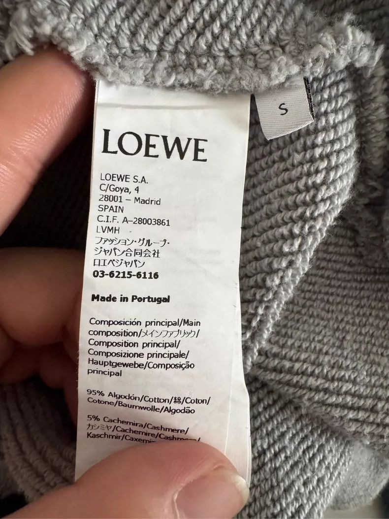 Loewe LOEWE Gray Polo hoodie Size S / US 4 / IT 40 - 4 Thumbnail