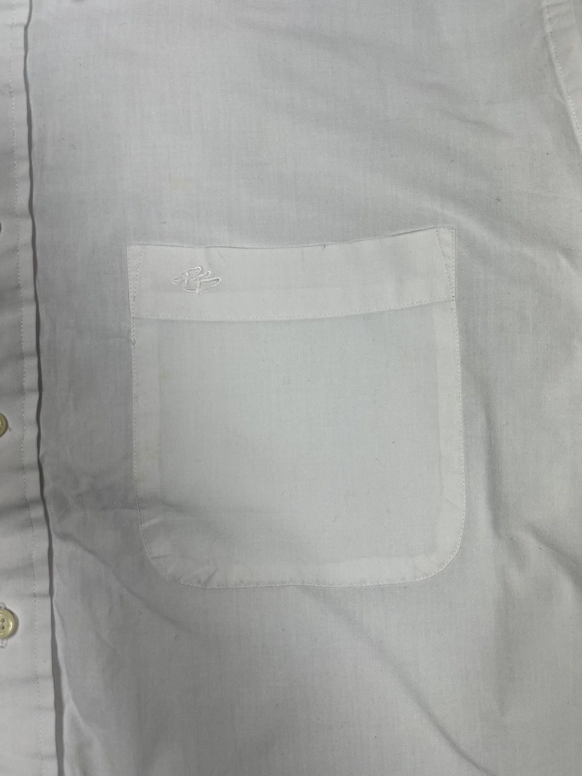Pierre Balmain Pierre Balmain Vintage 90s White Button Up Shirt Luxury Size US XL / EU 56 / 4 - 2 Thumbnail