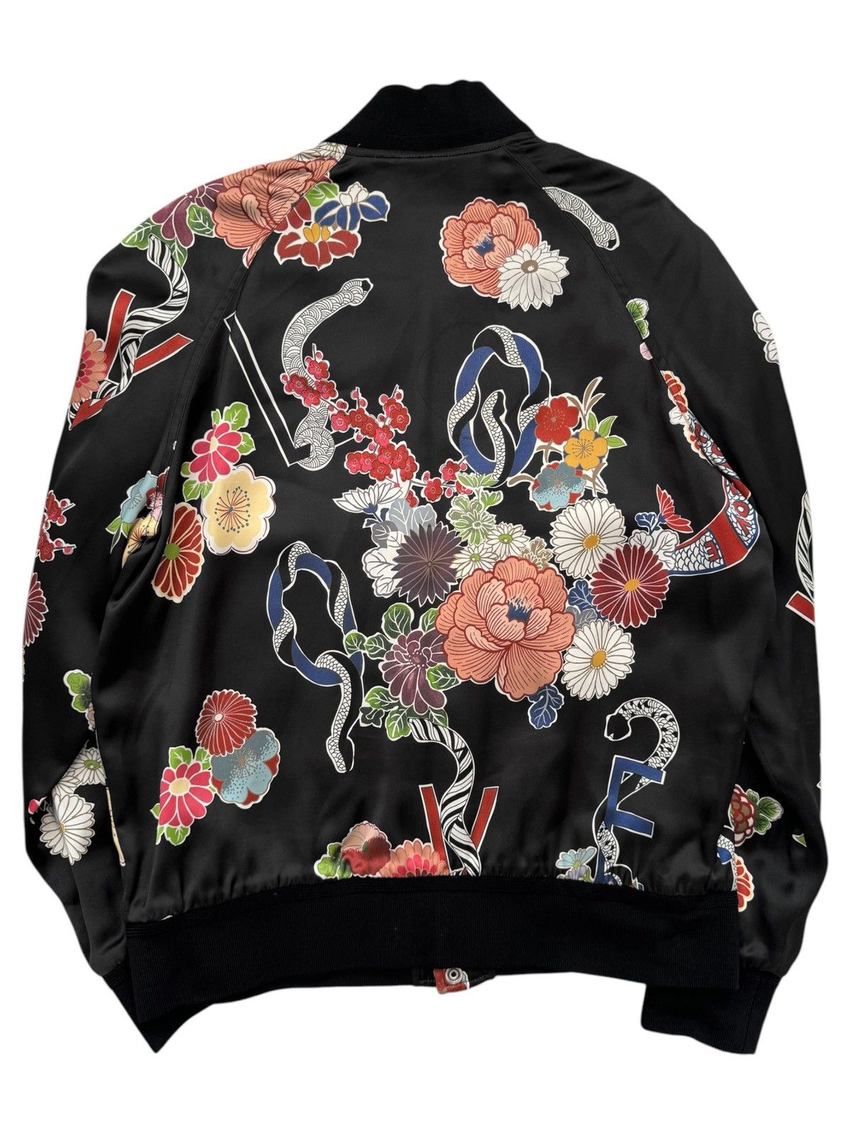 Saint Laurent Paris 2017 Love Floral Souvenir Satin Teddy Jacket Size US M / EU 48-50 / 2 - 2 Thumbnail