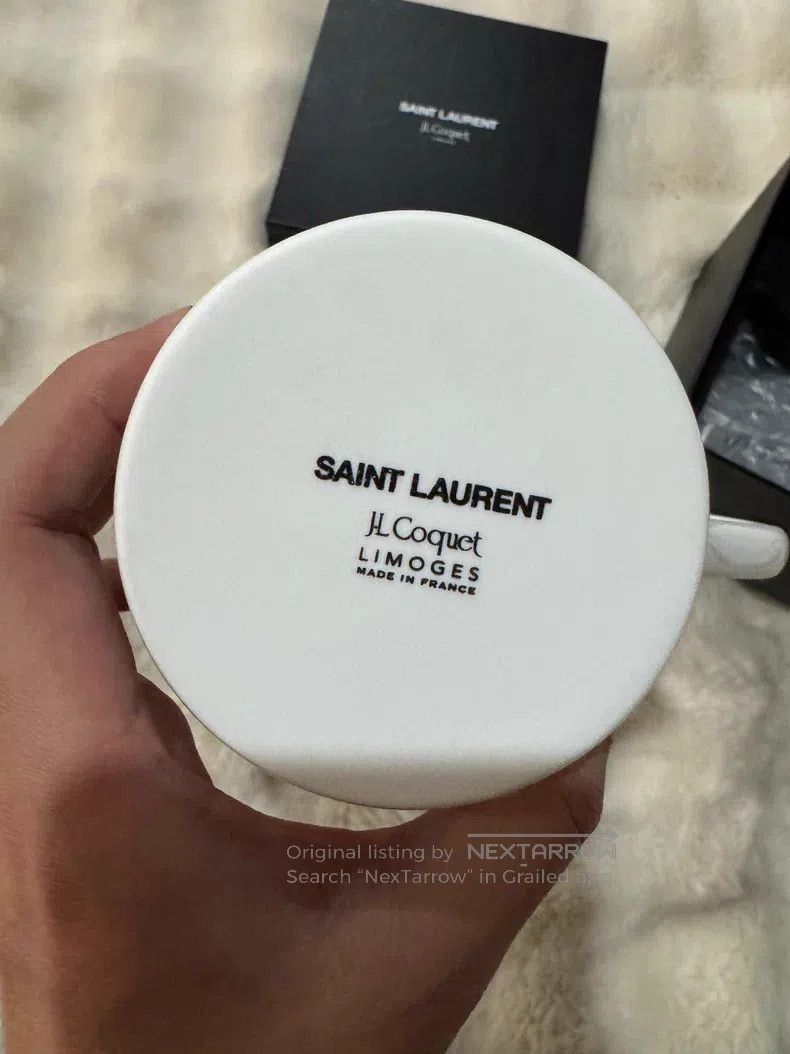 Saint Laurent Paris Saint Laurent Paris Heart Shaped Mug Size ONE SIZE - 7 Thumbnail