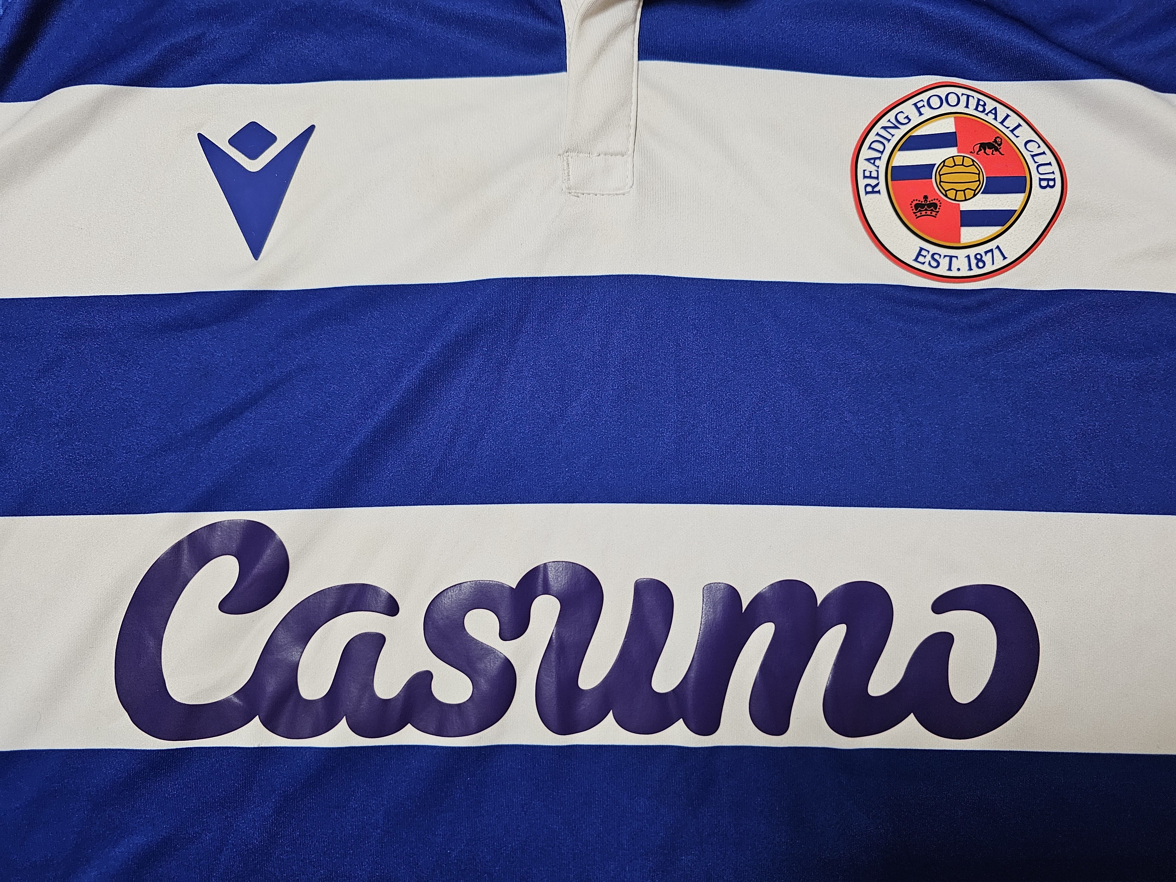 All Sport READING 2020 2021 HOME FOOTBALL SHIRT SOCCER JERSEY 5XL Size US XXL / EU 58 / 5 - 3 Thumbnail
