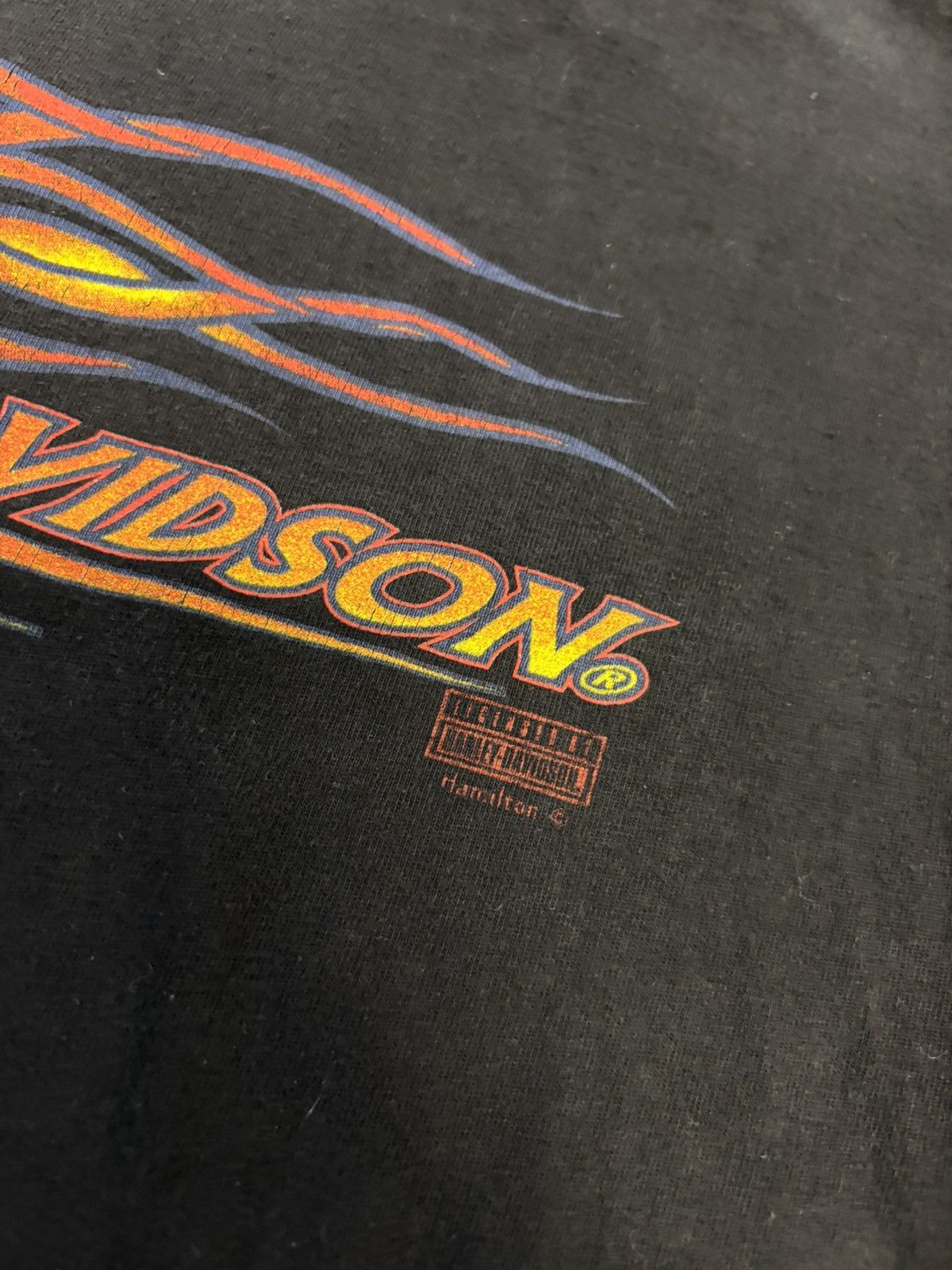 Harley Davidson Vintage 90’s Harley Davidson Flame Longsleeve Size US M / EU 48-50 / 2 - 9 Thumbnail