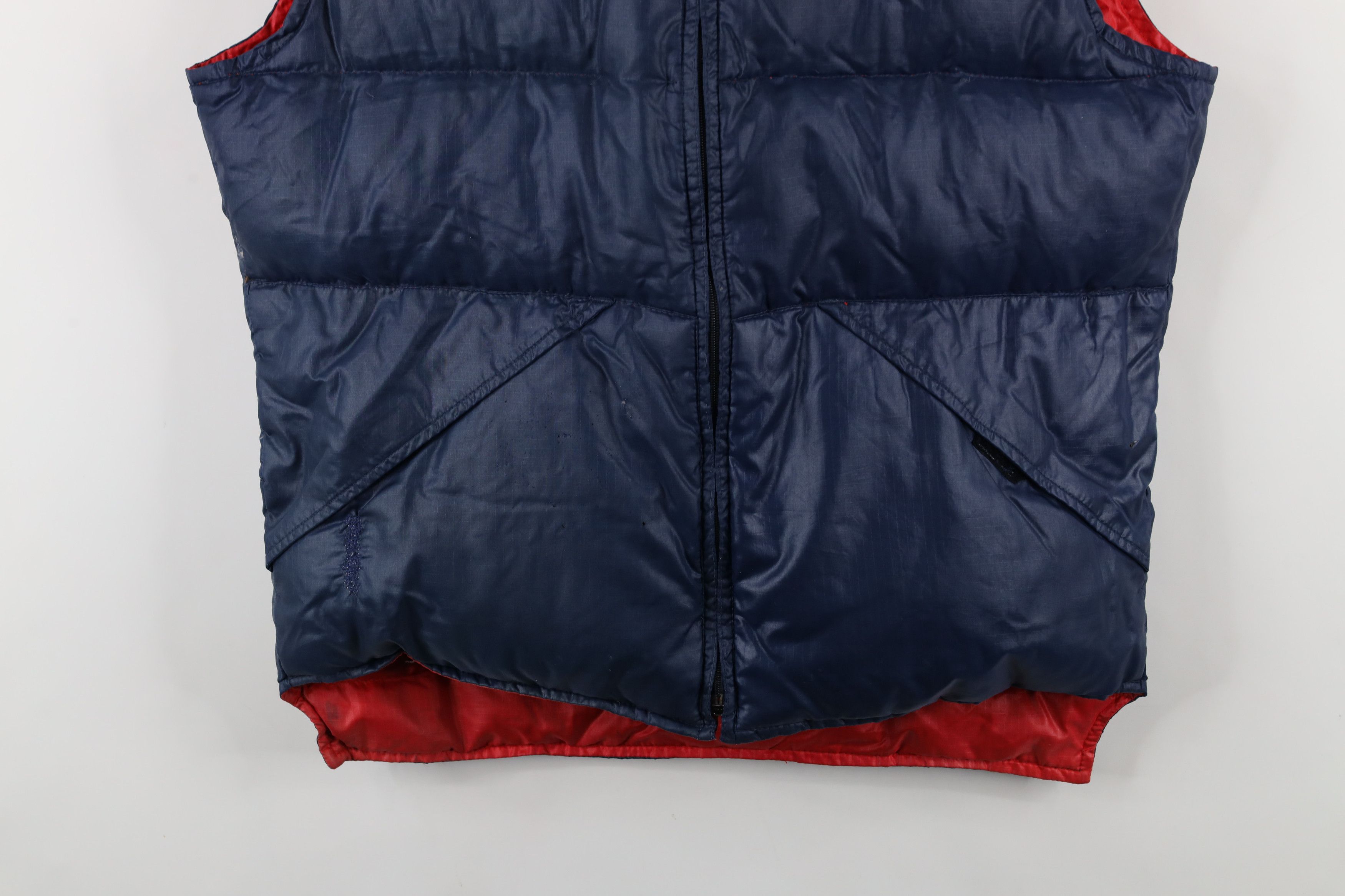 Vintage Vintage 70s Streetwear Reversible Down Puffer Vest Jacket Size US L / EU 52-54 / 3 - 13 Thumbnail