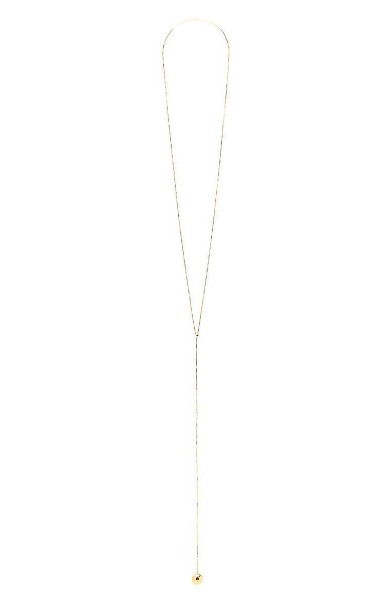 Bottega Veneta BOTTEGA VENETA gold plated silver sphere pendant necklace q Size ONE SIZE - 2 Thumbnail