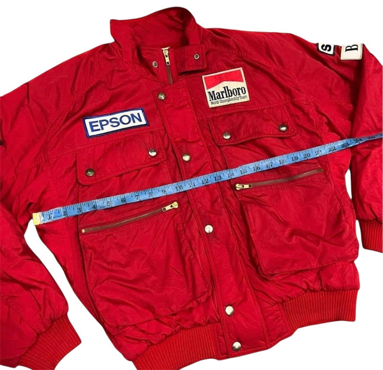 Marlboro Vintage F1 Marlboro Satoru Nakajima zipper multi pocket Size US L / EU 52-54 / 3 - 15 Thumbnail