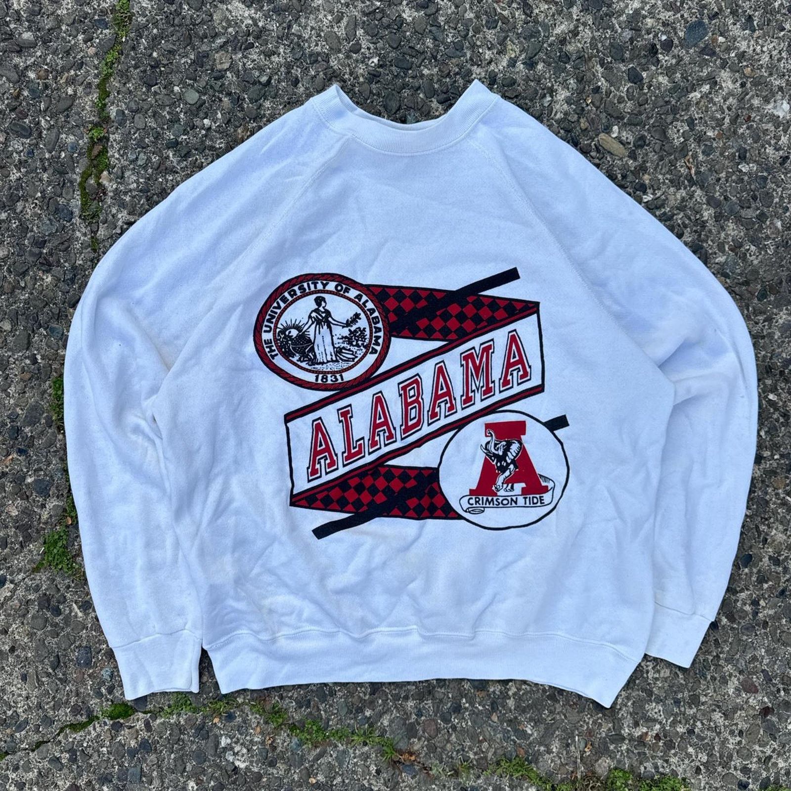 Vintage Vintage 80s University of Alabama Crewneck Size Large Size US L / EU 52-54 / 3 - 1 Thumbnail
