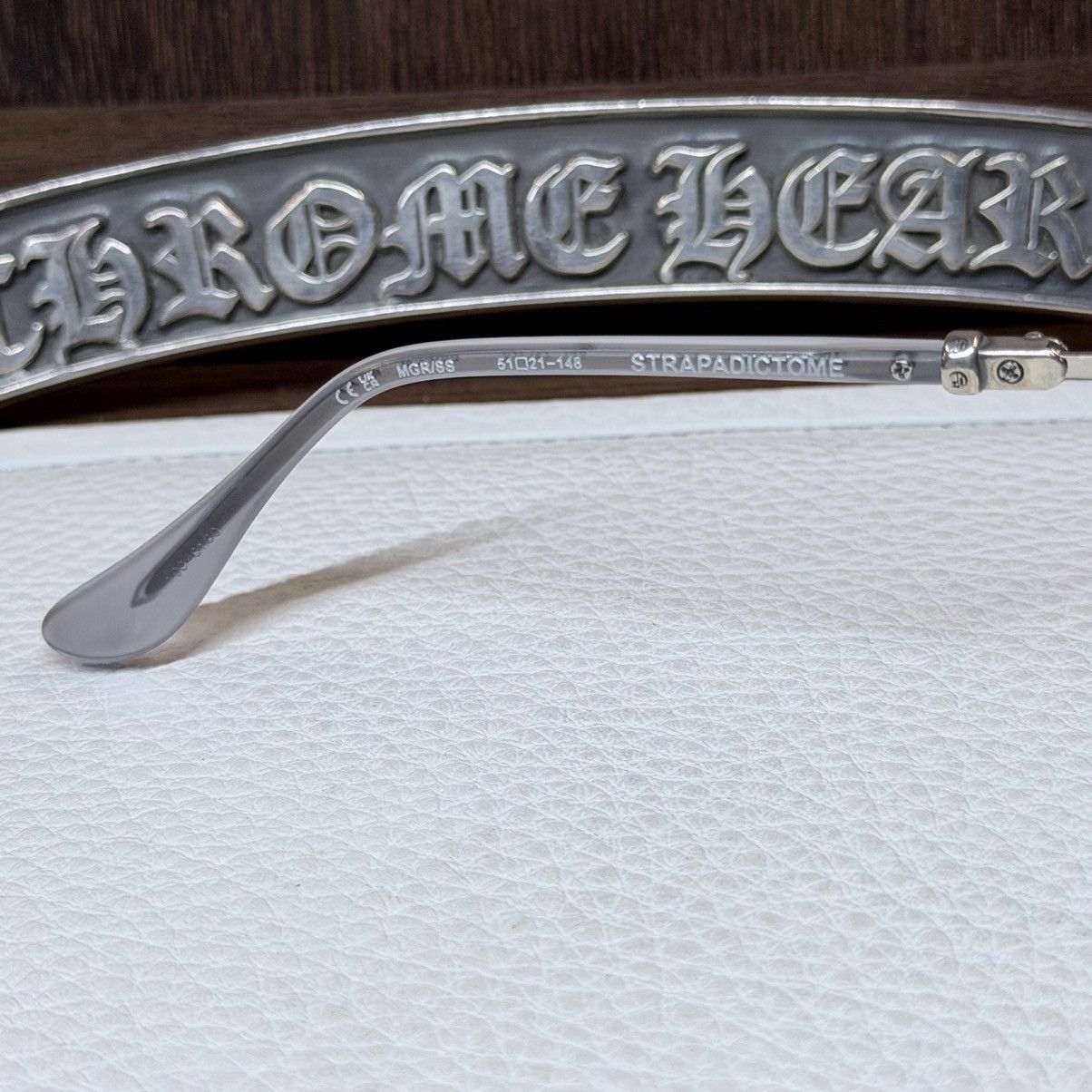 Chrome Hearts Chrome Hearts STRAPADICTOME Glasses Size ONE SIZE - 6 Thumbnail