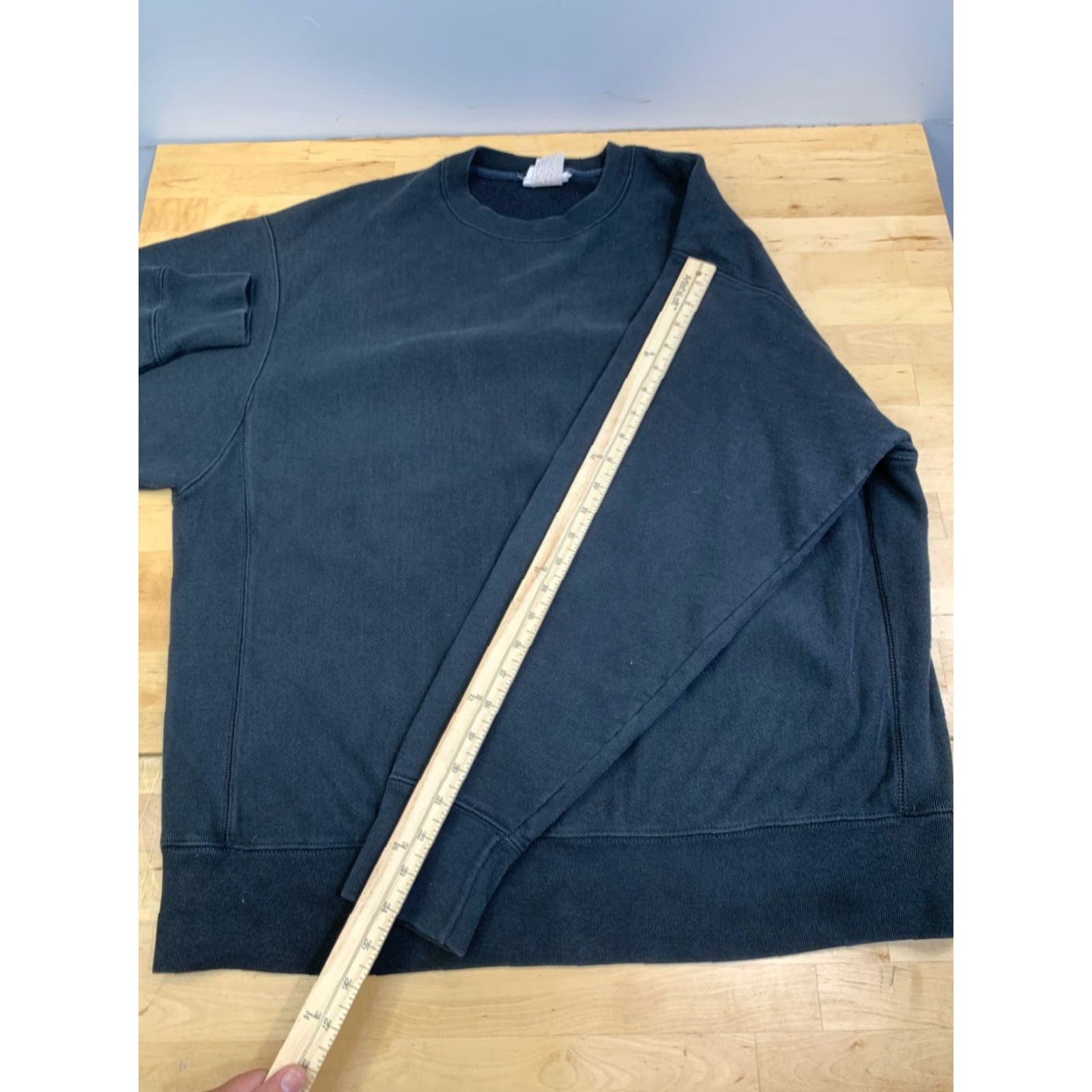 Champion VINTAGE Champion Sweatshirt Men L Faith Over Fear Jesus Reverse Weave Crew Neck Black Long Sleeve Pullover Size US L / EU 52-54 / 3 - 7 Thumbnail