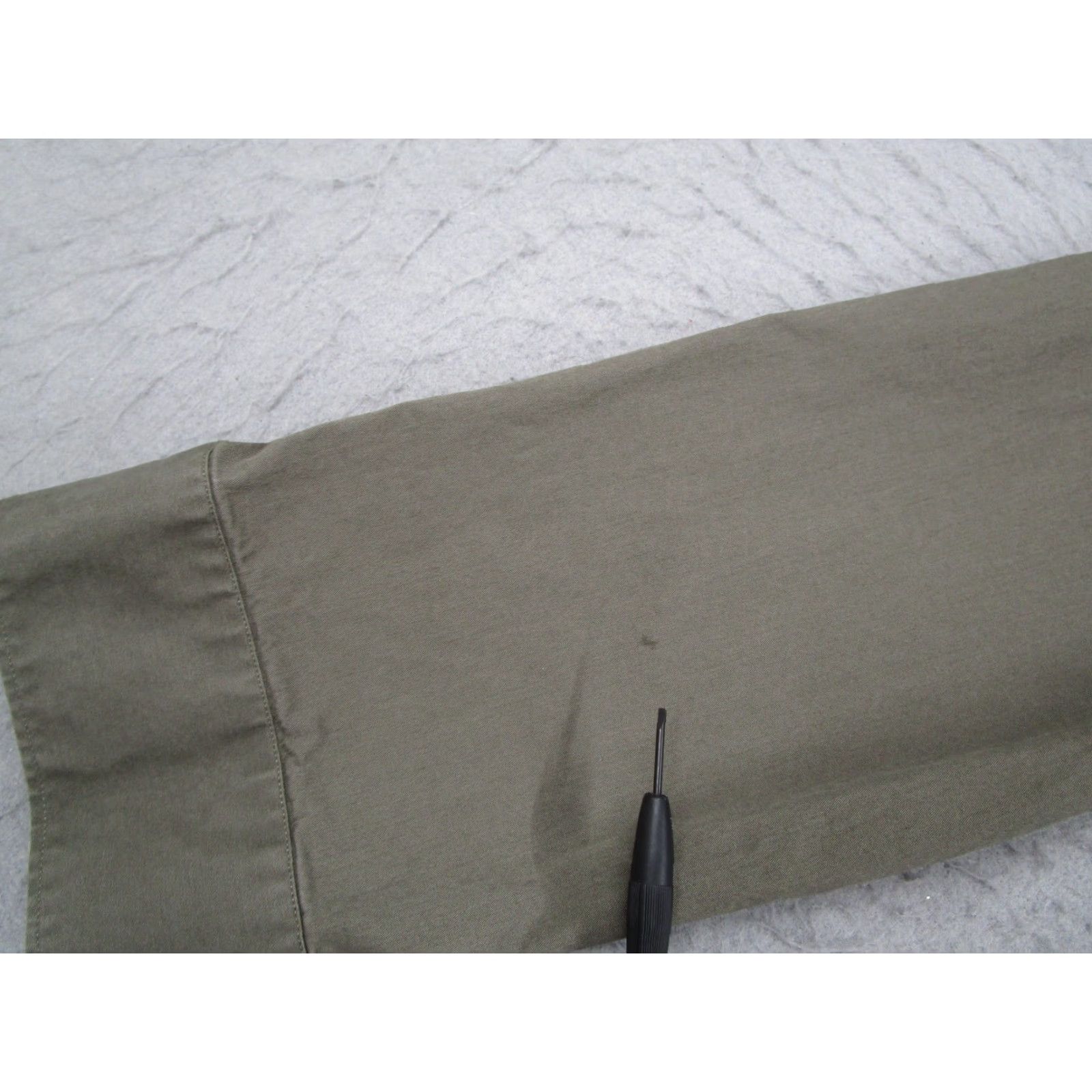 Filippa K Filippa K Olive Green Military Button-Up Shirt Mens Medium Long Sleeve Classic Fit Size US M / EU 48-50 / 2 - 7 Thumbnail