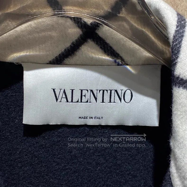 Valentino Valentino Black and white plaid reversible wool wool woole Size XS / US 0-2 / IT 36-38 - 3 Thumbnail