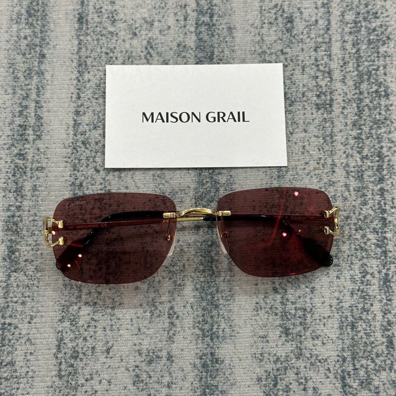 Cartier CARTIER CT0330S 012 SUNGLASSES Size ONE SIZE - 3 Thumbnail