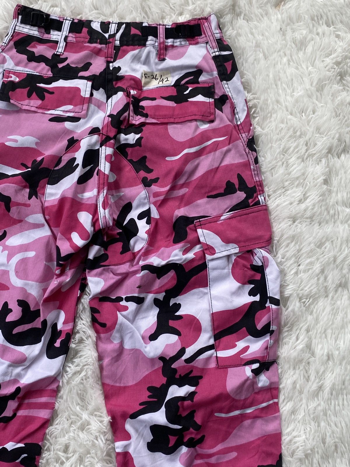 Rothco Vintage ROTHCO BDU Pink Camouflage Cargo Pants Size US 26 / EU 42 - 10 Thumbnail