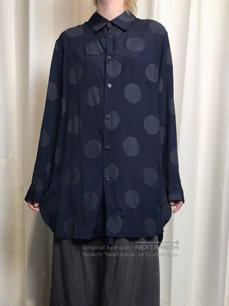 Yohji Yamamoto Medieval Dark Pioneer Polka-dot Double-brea