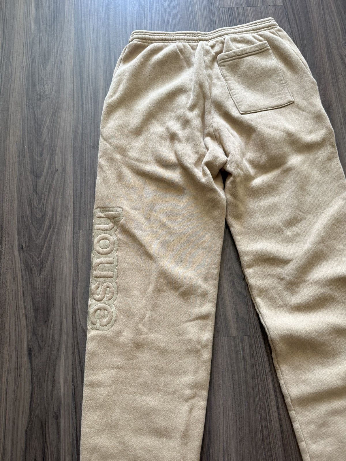 Drew House Drew House Sweatpants Beige Fleece Logo Joggers - L Size US 34 / EU 50 - 7 Thumbnail