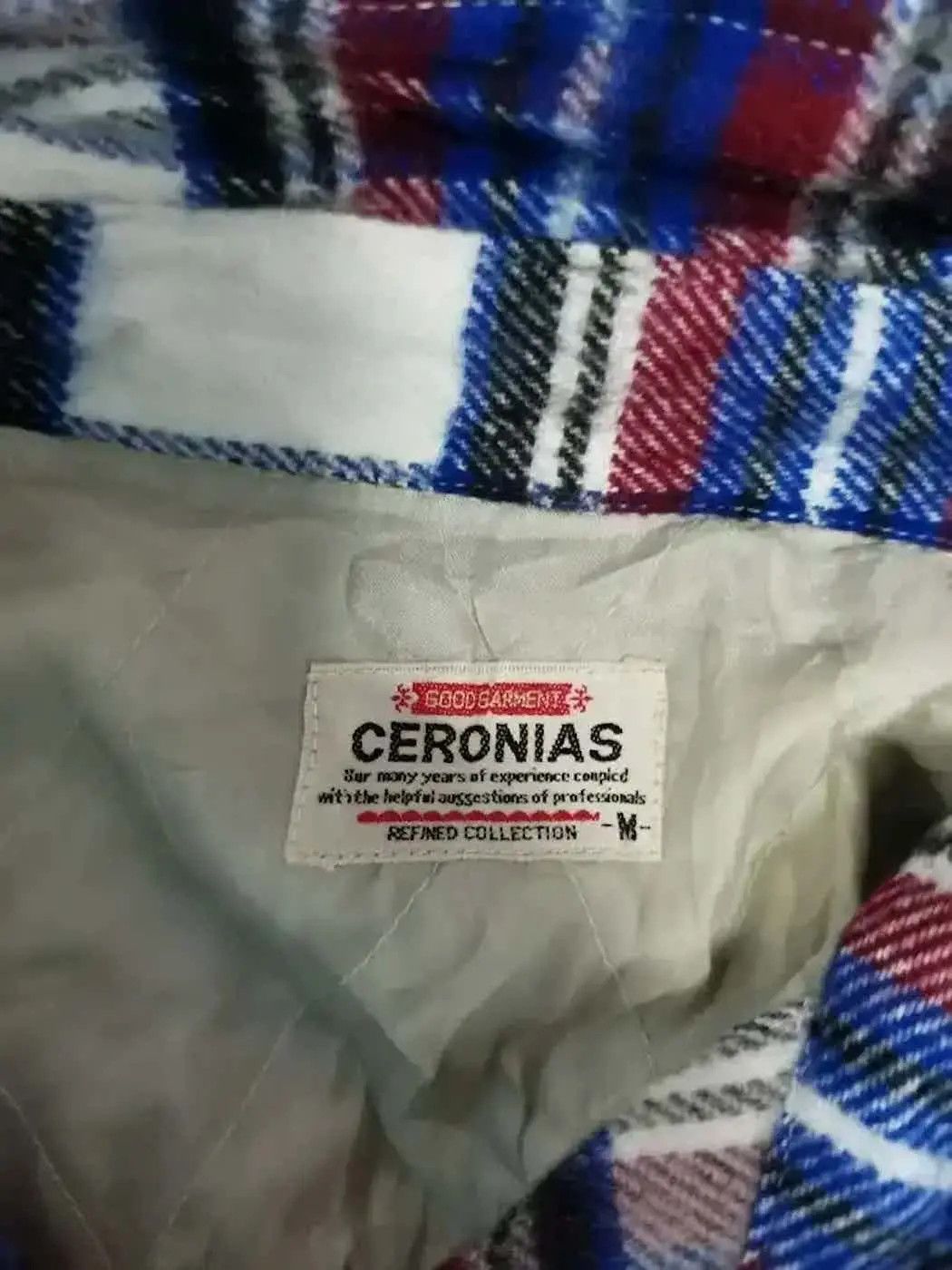 Vintage Vintage Ceronias Stripe Print Flannel Size US M / EU 48-50 / 2 - 6 Thumbnail