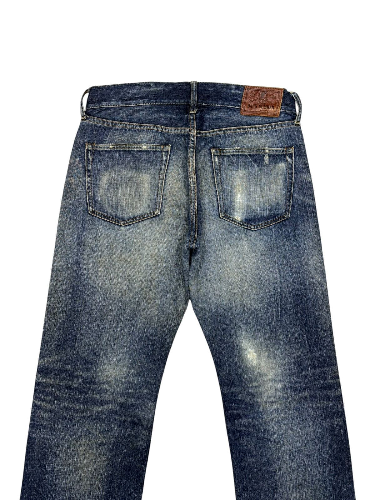 Hysteric Glamour Vintage Japan Denim Jeans Back Number Distressed Kurt Cobain Size US 32 / EU 48 - 6 Thumbnail