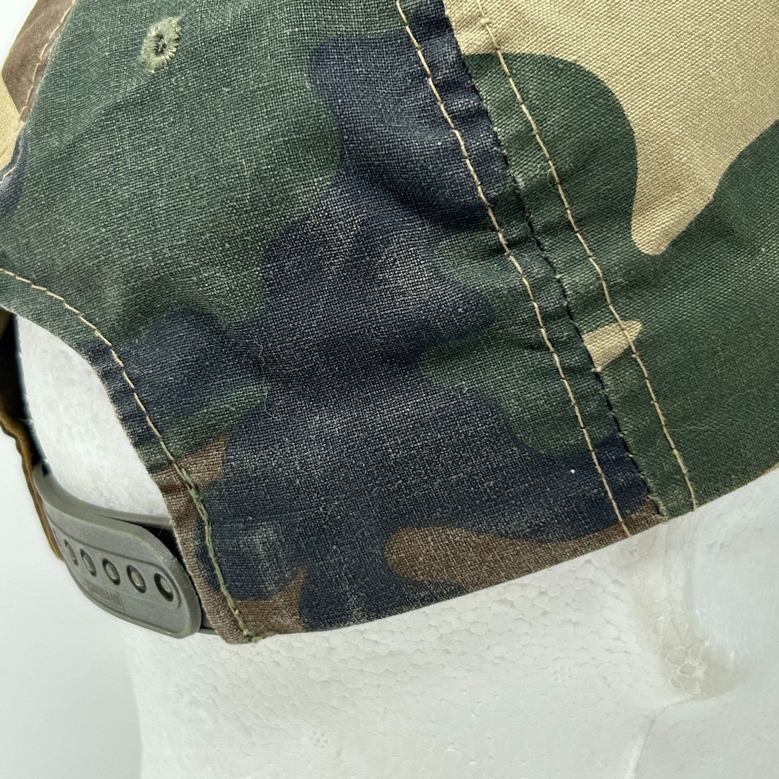 Vintage Vintage 90s Buck Stops Here Hat Baseball Cap Hunting Camo Size ONE SIZE - 7 Thumbnail