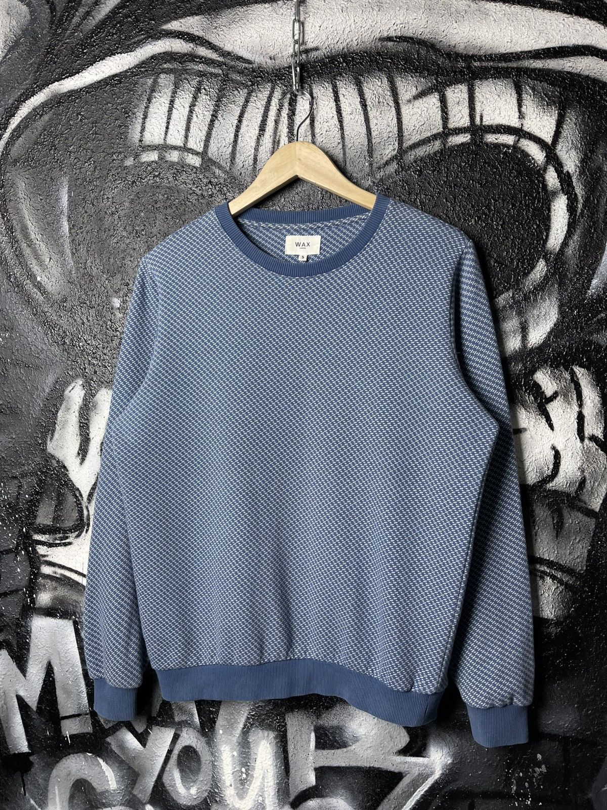 Wax London Wax London Cotton Crew Neck Blue Swetashirt Men’s Size S Size US S / EU 44-46 / 1 - 1 Thumbnail