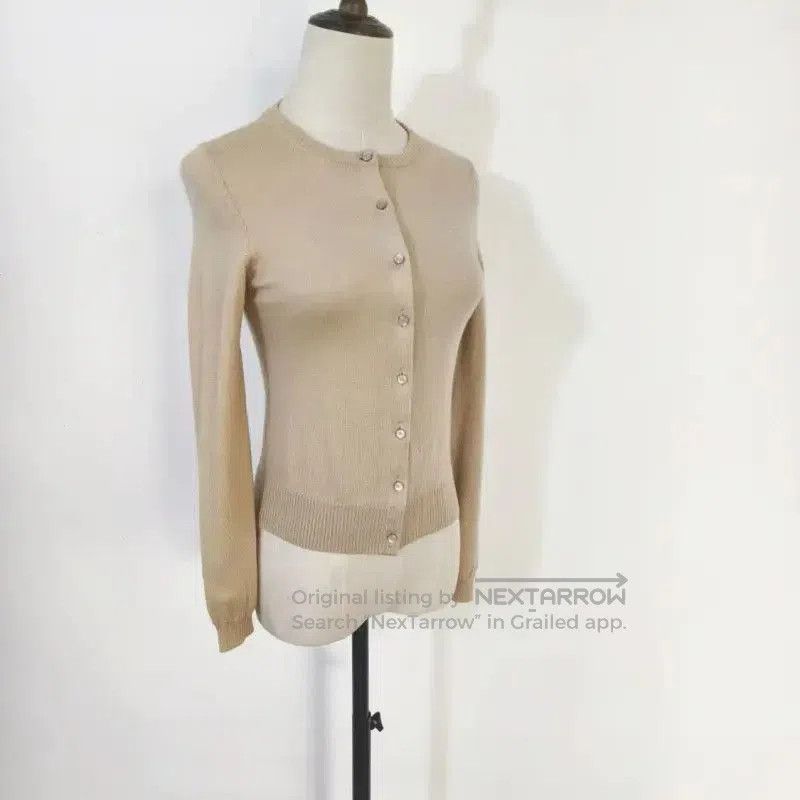 Burberry Burberry Women's Khaki Wool Cardigan. Size M / US 6-8 / IT 42-44 - 3 Thumbnail