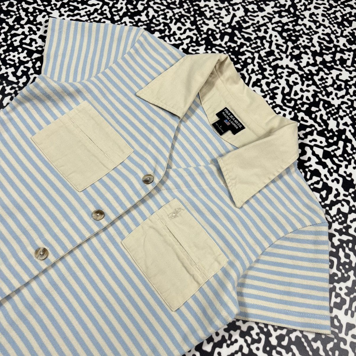 Polo Ralph Lauren Vintage 00s Polo Ralph Lauren Striped Retro Style T-shirt Size L / US 10 / IT 46 - 7 Thumbnail