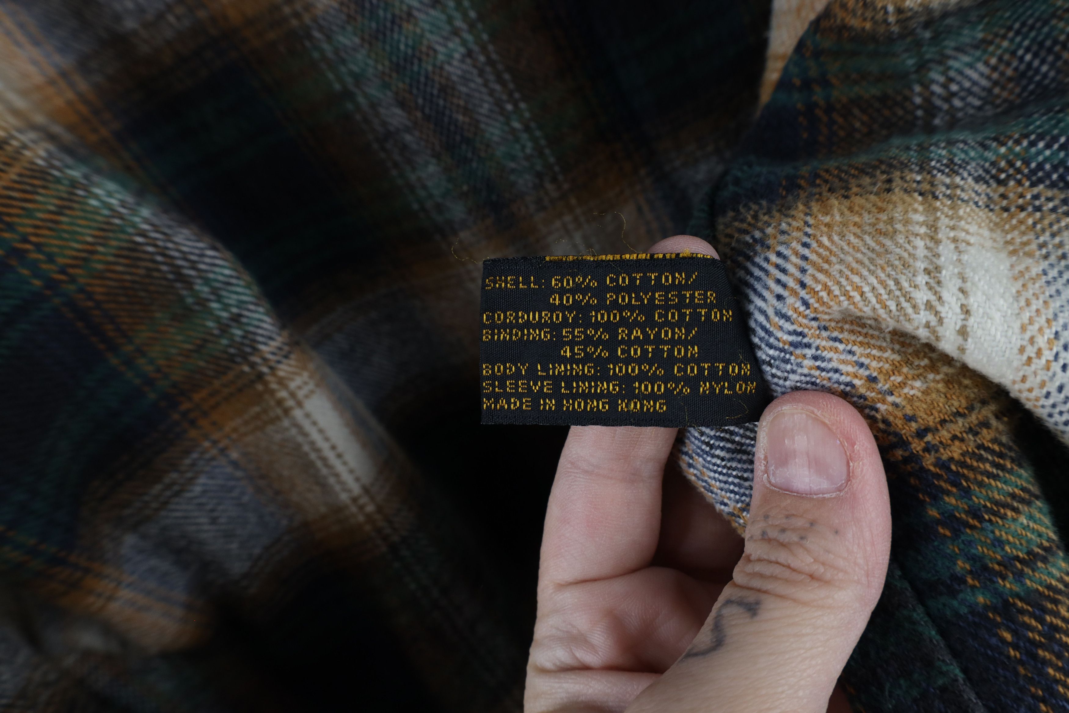 Vintage Vintage 90s Streetwear Baggy Flannel Lined Hook Jacket Size M / US 6-8 / IT 42-44 - 14 Thumbnail