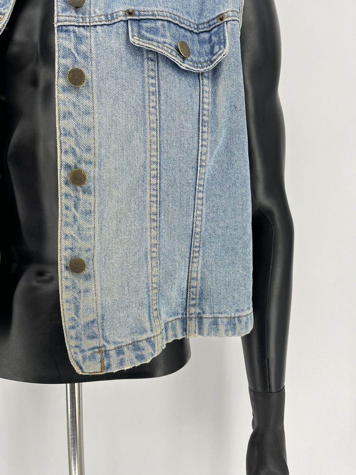 John Baner × Vintage John Baner Avant Garde Japanese Brand Denim Jacket Size US M / EU 48-50 / 2 - 8 Thumbnail