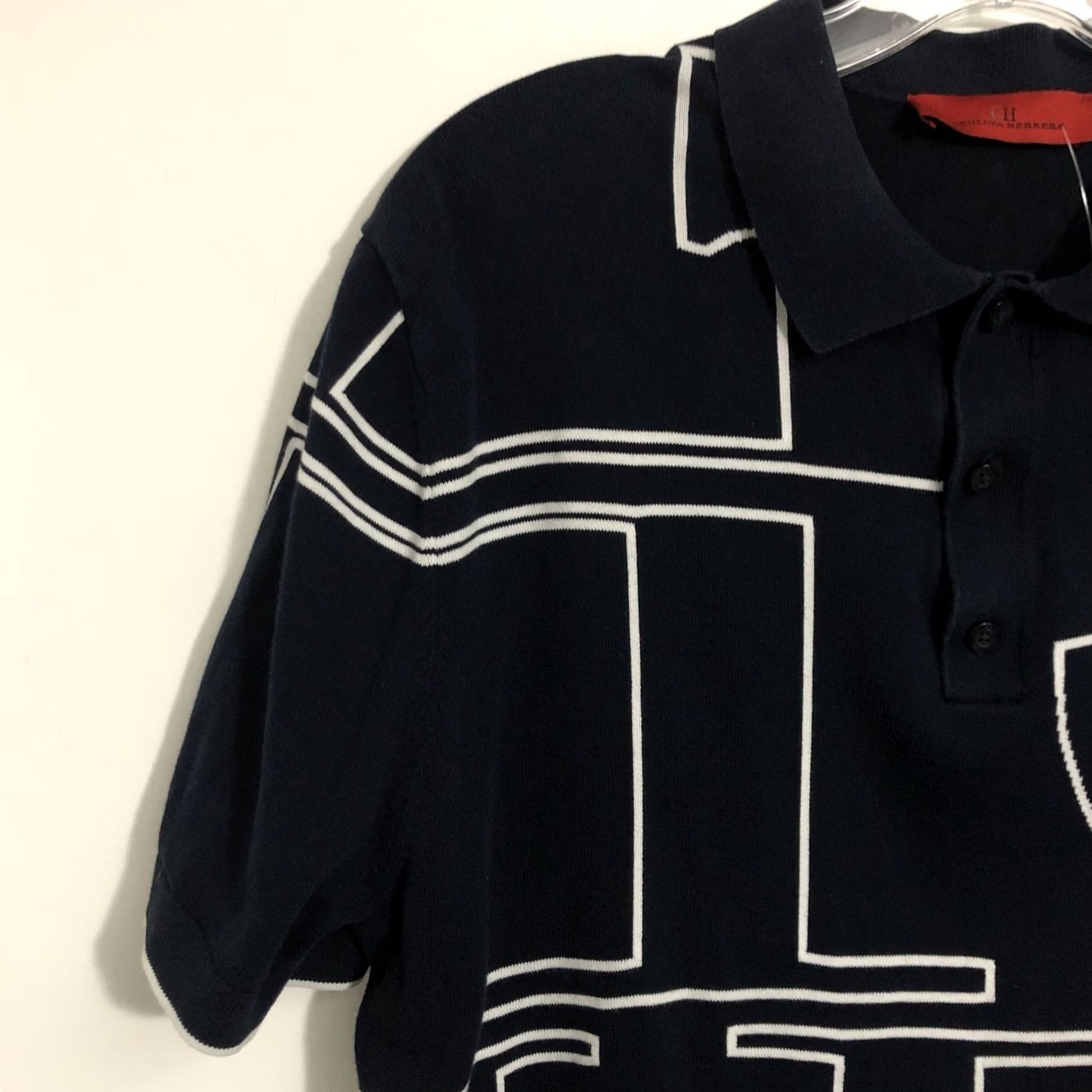 Carolina Herrera VINTAGE Carolina Herrera Polo Shirt Men Large Size US L / EU 52-54 / 3 - 3 Thumbnail