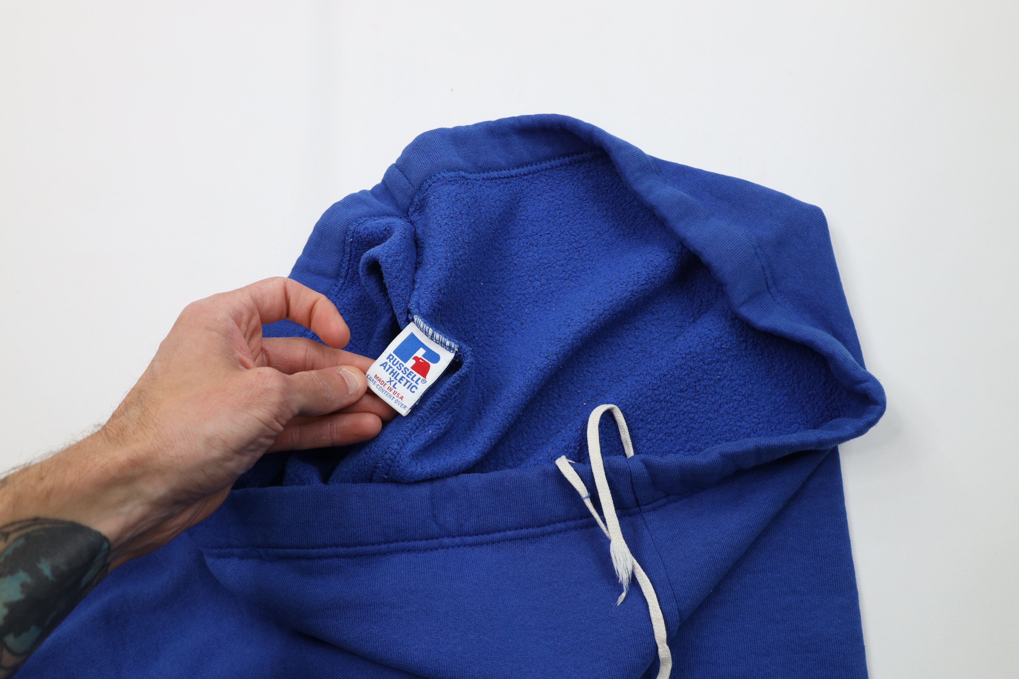 Russell Athletic Vintage 90s Russell Athletic Blank Sweatpants Royal Blue USA Size US 38 / EU 54 - 7 Thumbnail