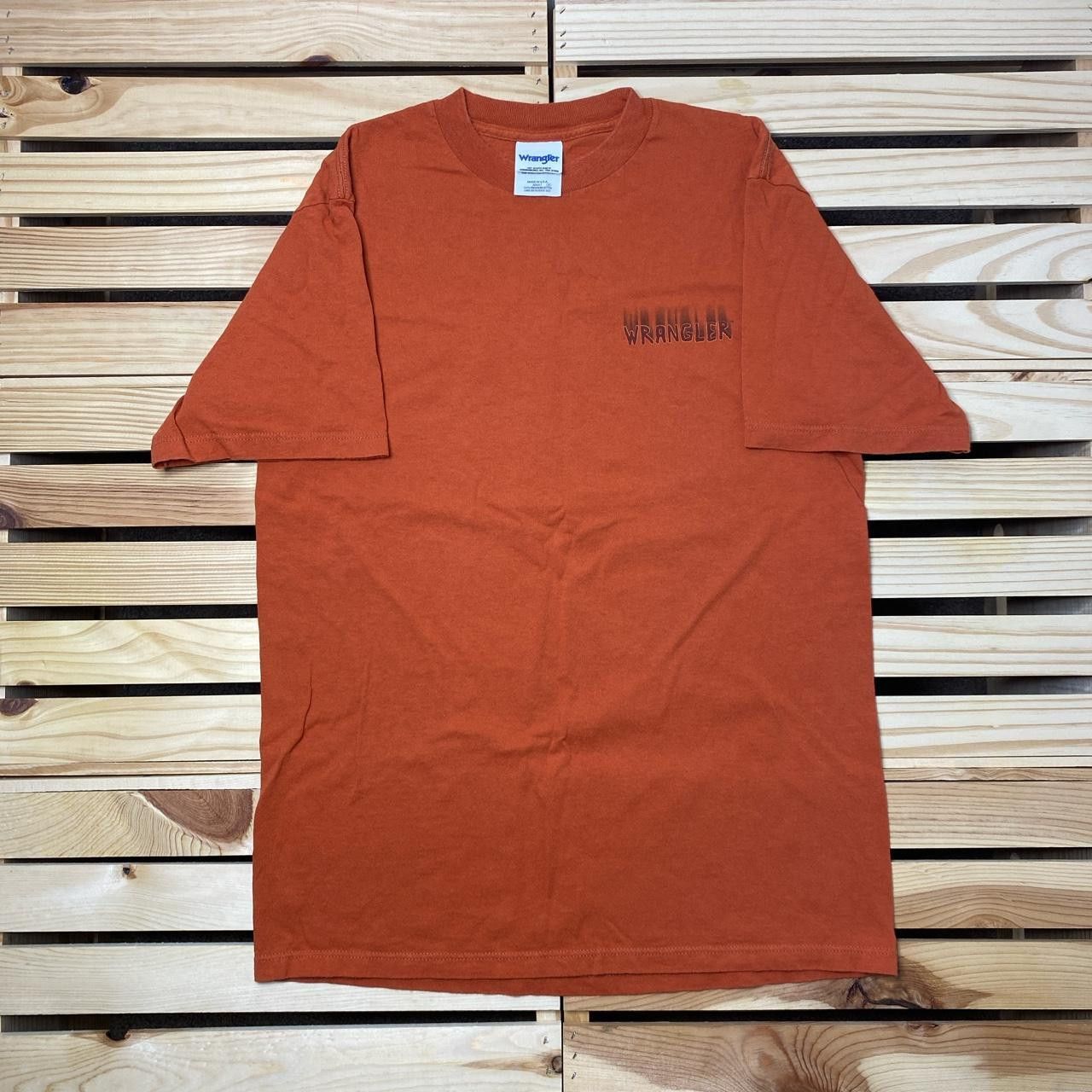 Wrangler Vintage Wrangler Cowboy Orange Rodeo Tee Size Medium Size US M / EU 48-50 / 2 - 2 Thumbnail