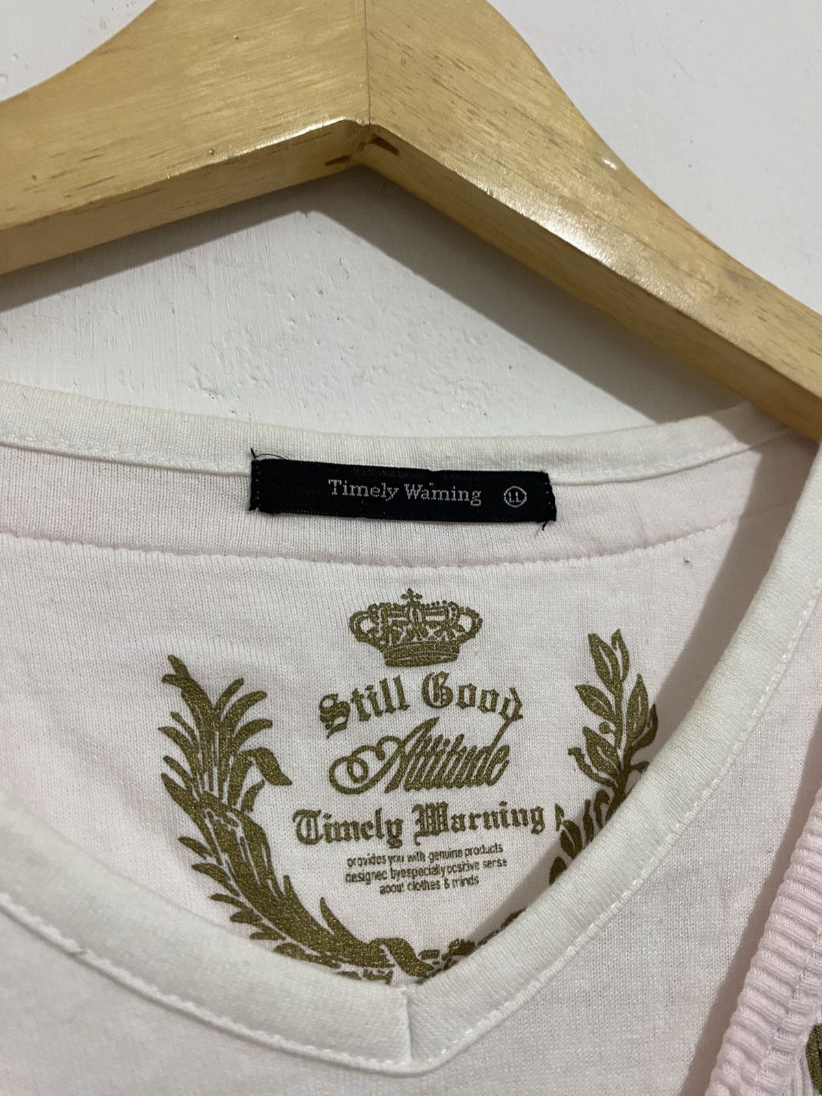 If Six Was Nine × Japanese Brand × Le Grande Bleu (L.G.B.) Japanese timely warning girl poem shirt lgb ifsix Size US L / EU 52-54 / 3 - 4 Thumbnail