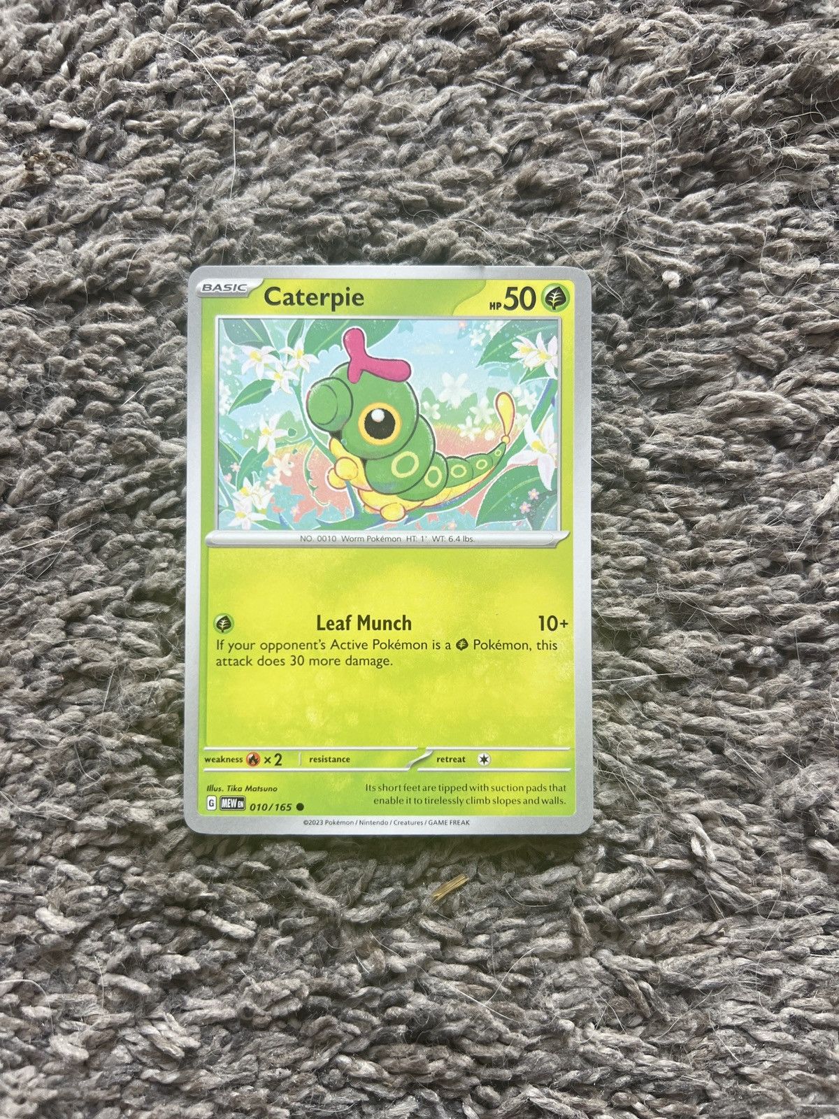 Hypebeast × Nintendo × Pokemon 2023 Pokémon Caterpie Basic Card Size ONE SIZE - 1 Thumbnail