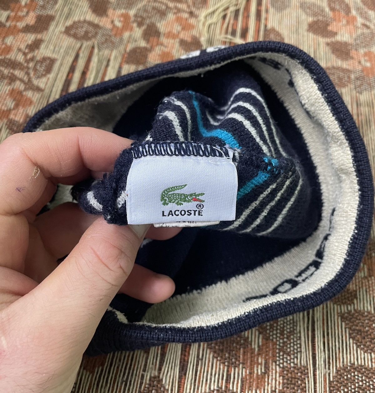 Lacoste Vintage Lacoste Wool/acrylic Hat Size ONE SIZE - 8 Thumbnail